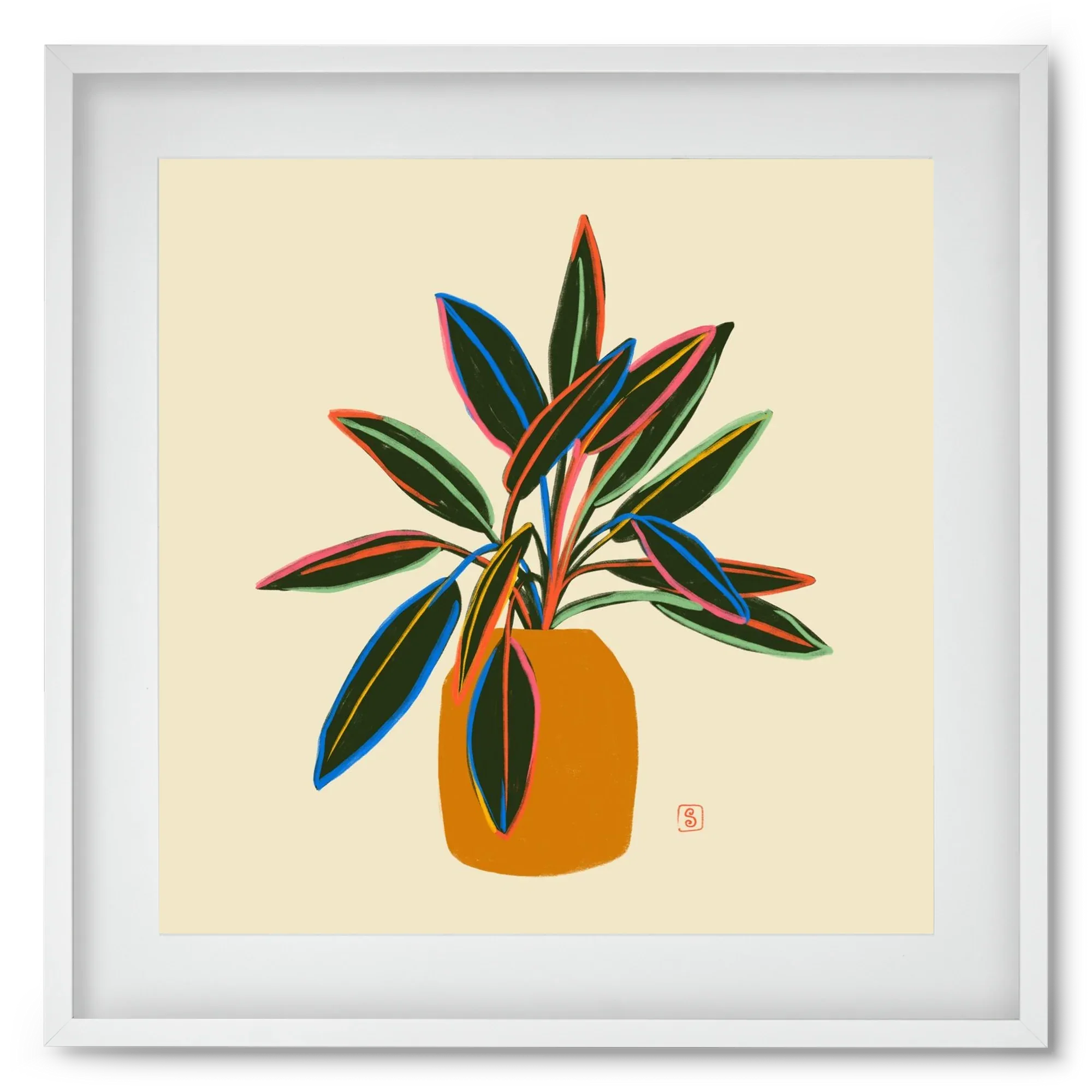 PLANT WITH COLOURFUL LEAVES - artbridge