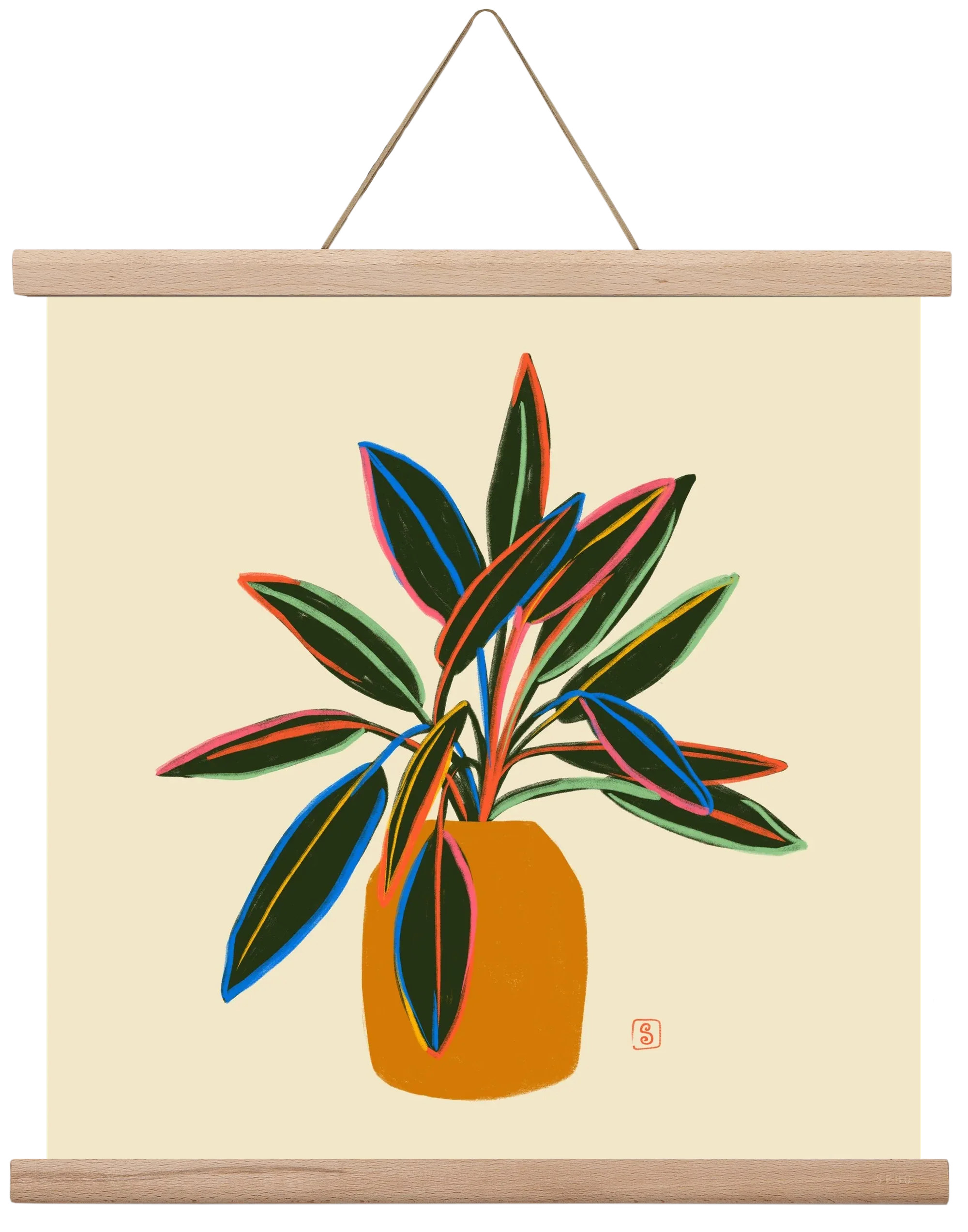 PLANT WITH COLOURFUL LEAVES - artbridge