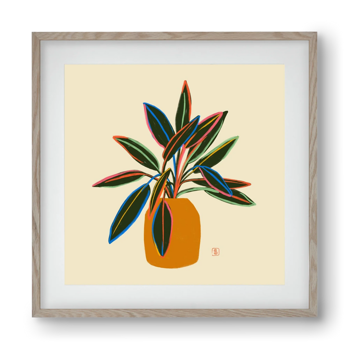 PLANT WITH COLOURFUL LEAVES - artbridge