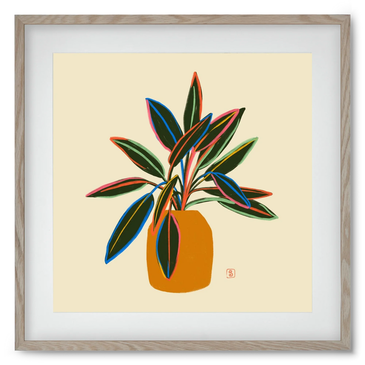 PLANT WITH COLOURFUL LEAVES - artbridge