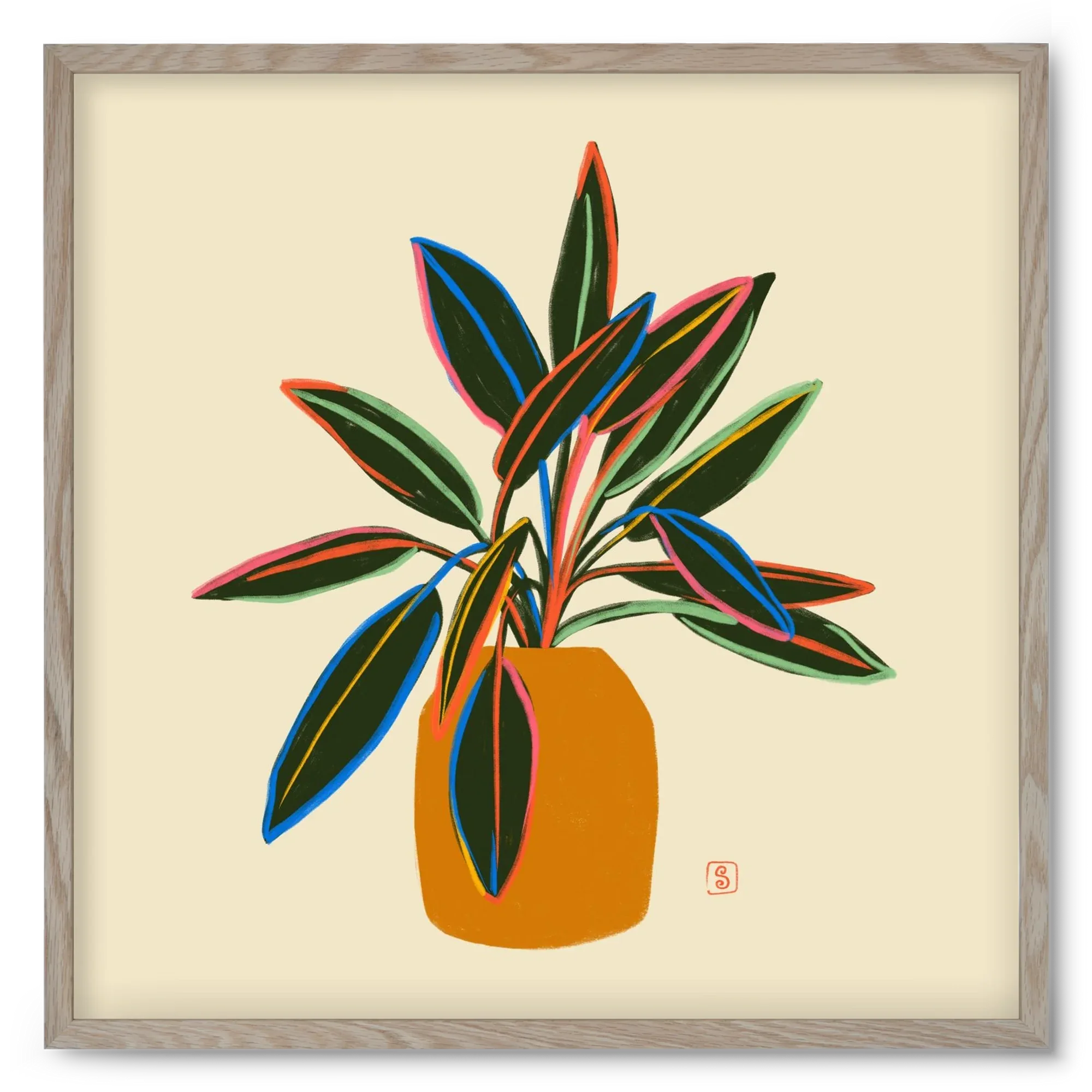 PLANT WITH COLOURFUL LEAVES - artbridge