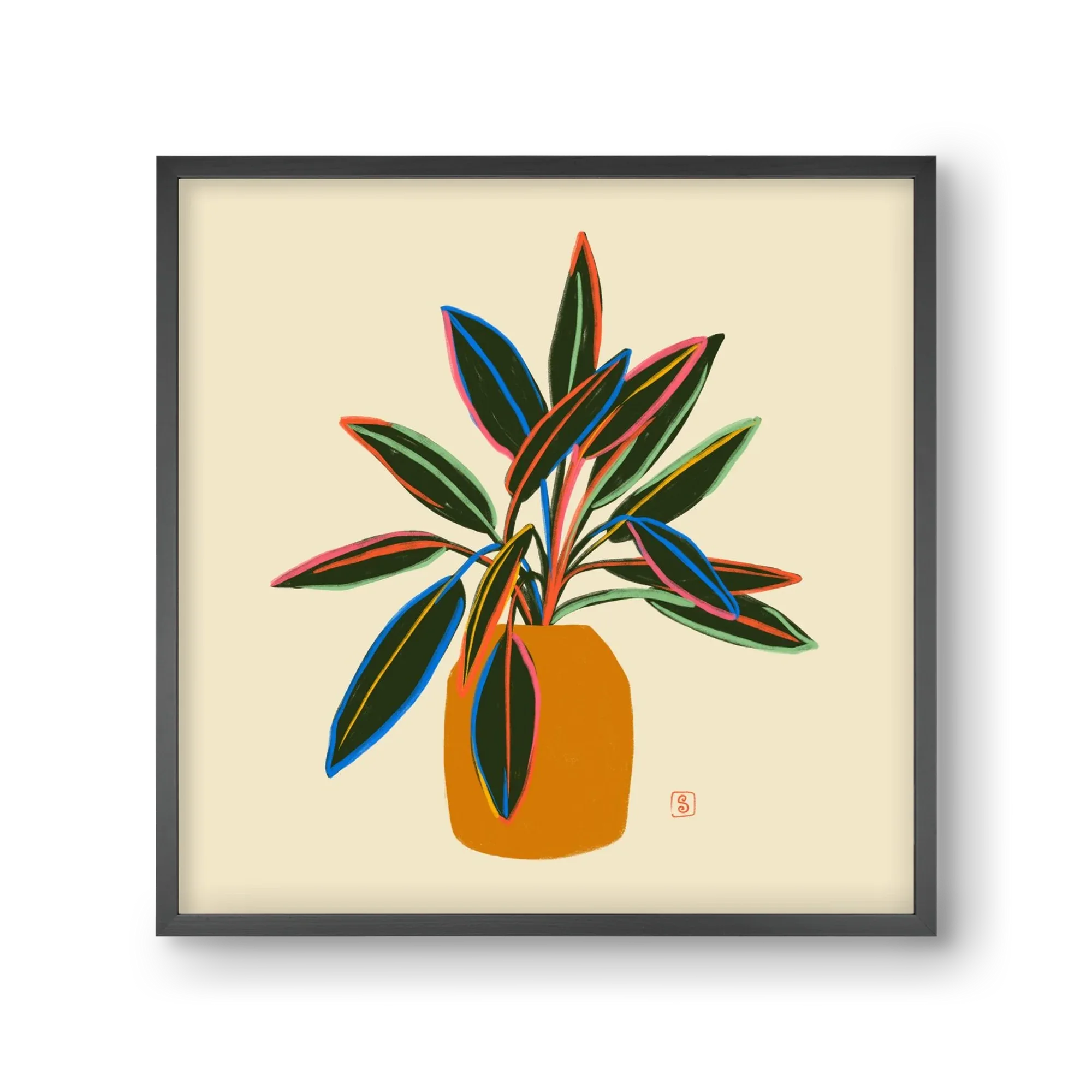 PLANT WITH COLOURFUL LEAVES - artbridge