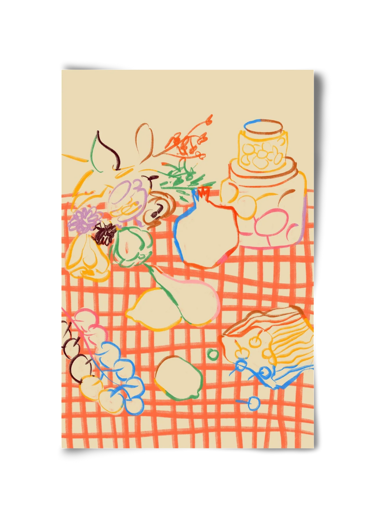 SUMMER FRUIT STILL LIFE - artbridge