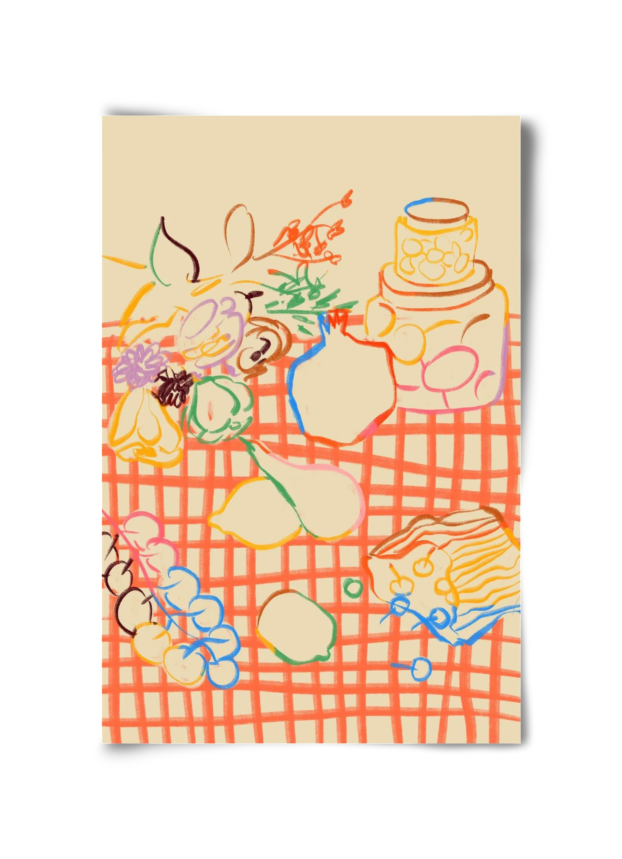 SUMMER FRUIT STILL LIFE - artbridge