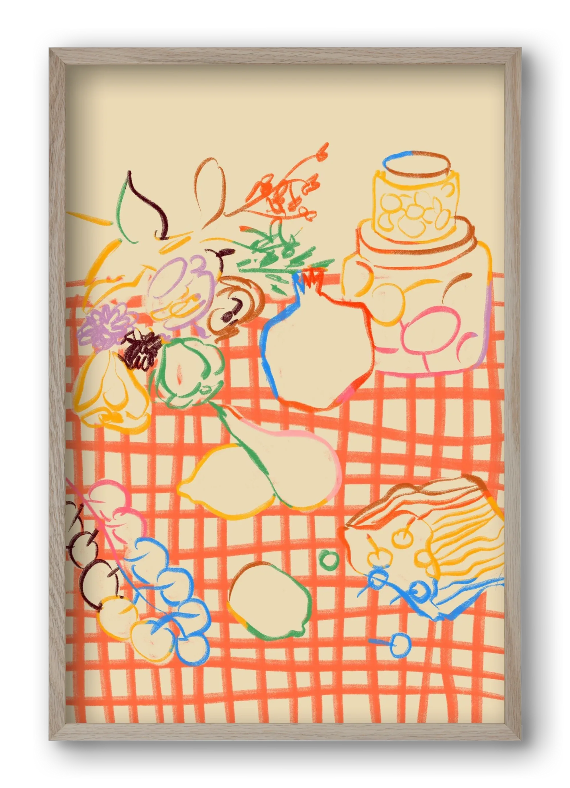 SUMMER FRUIT STILL LIFE - artbridge