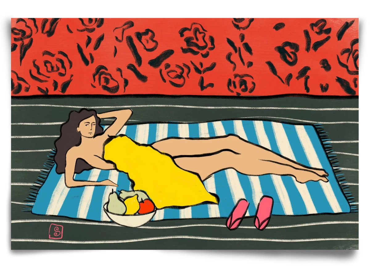 RESTING WOMAN - artbridge
