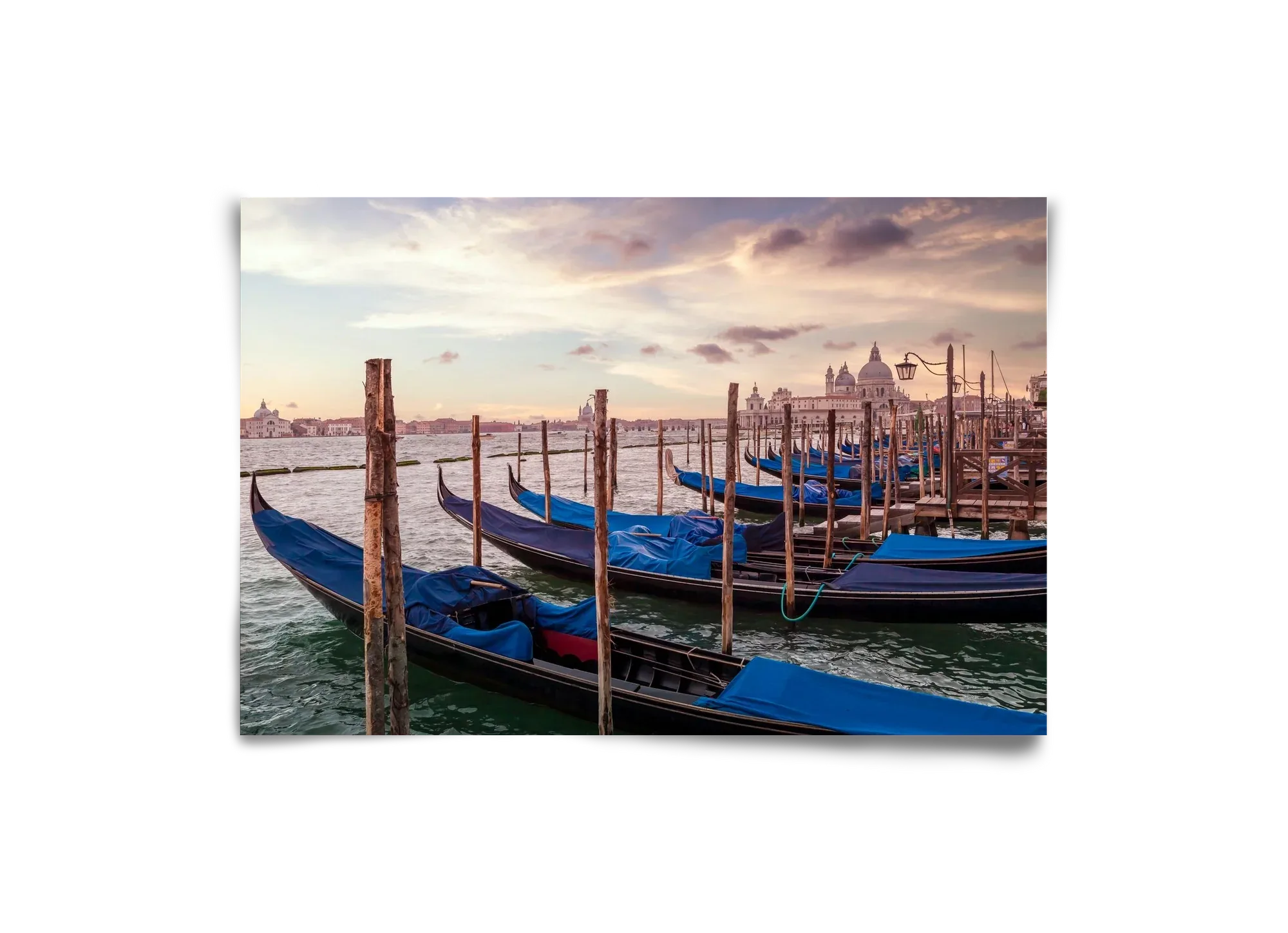 VENICE Gondolas & Santa Maria della Salute - artbridge