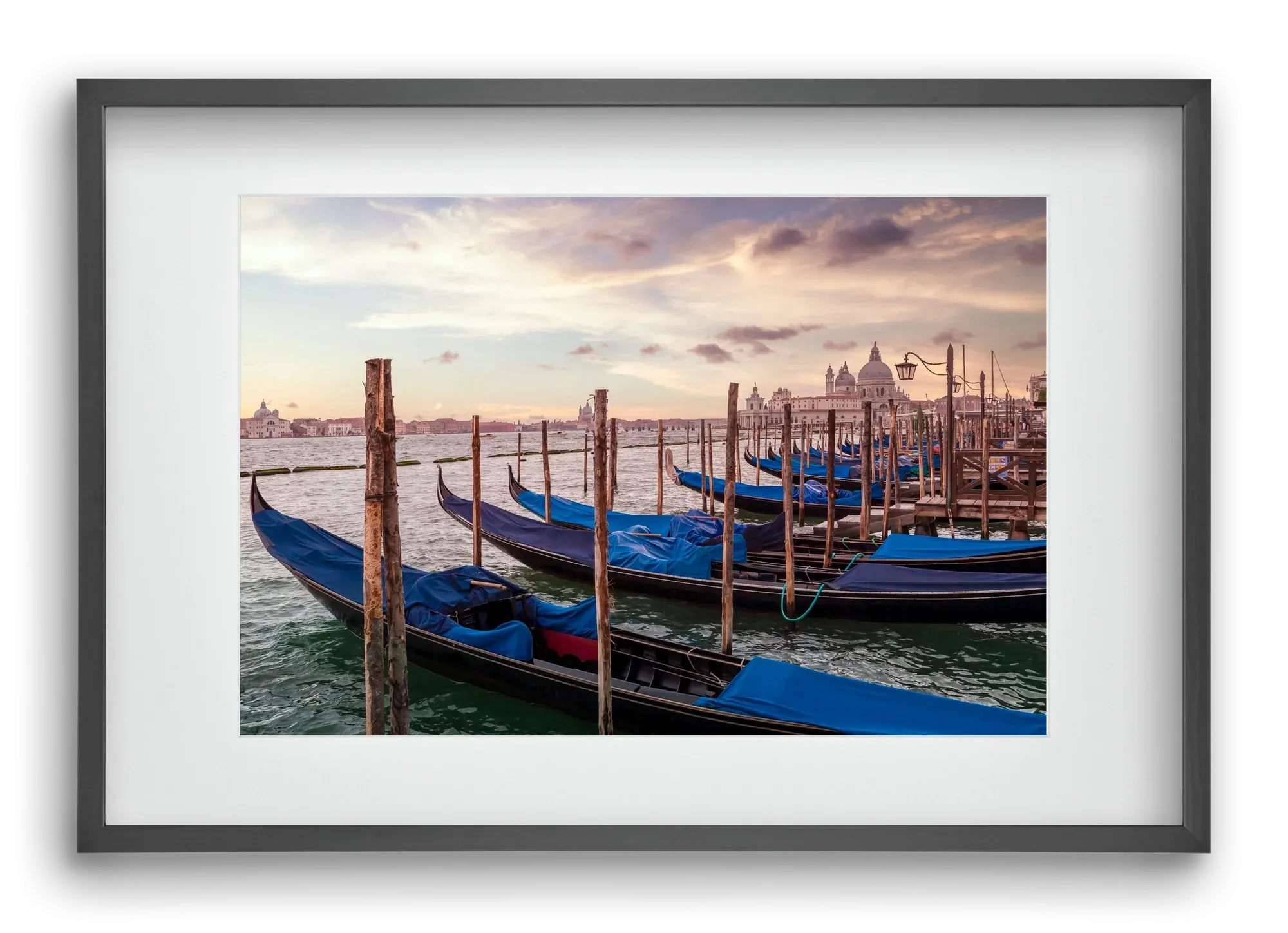 VENICE Gondolas & Santa Maria della Salute - artbridge