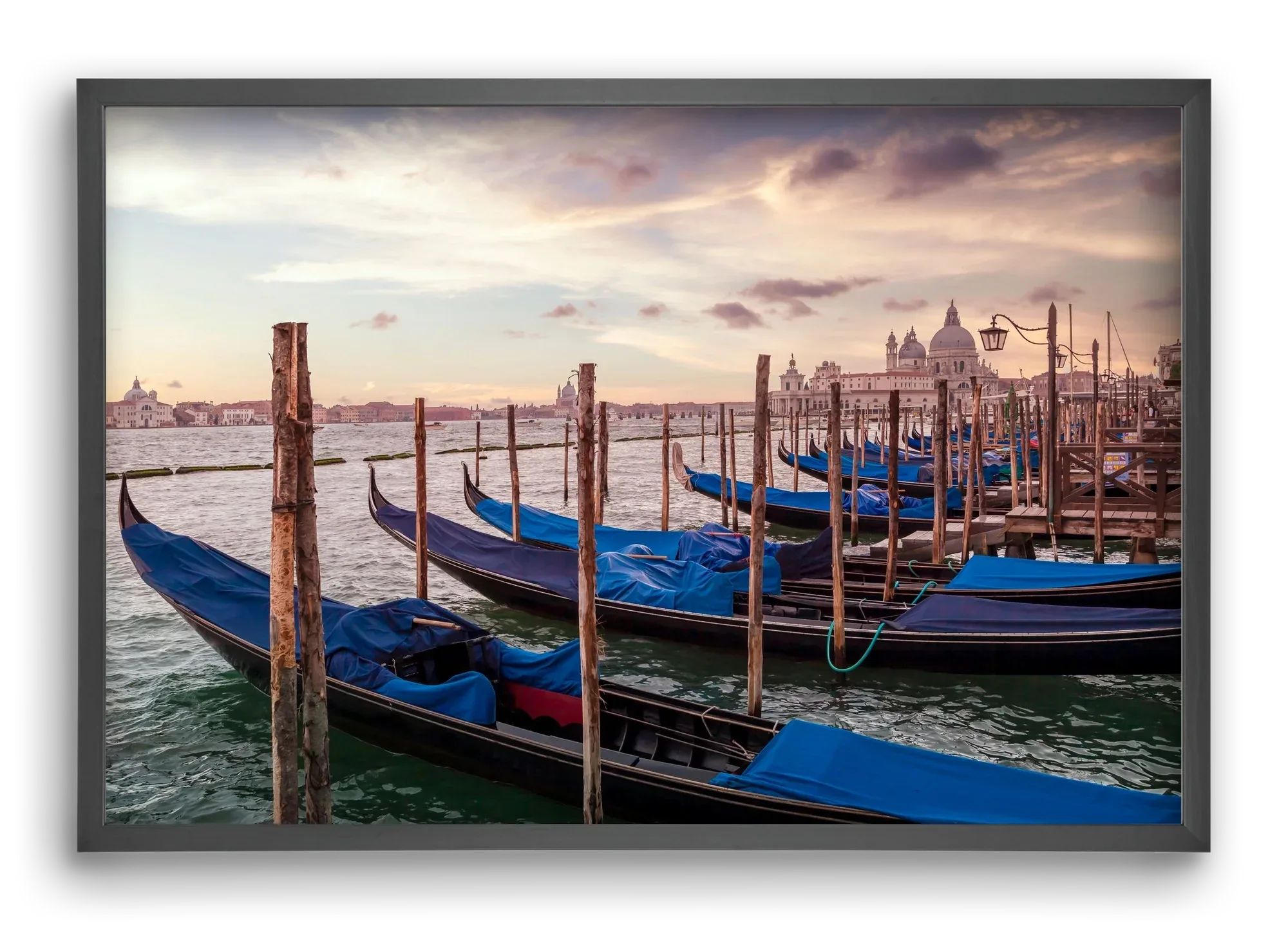 VENICE Gondolas & Santa Maria della Salute - artbridge
