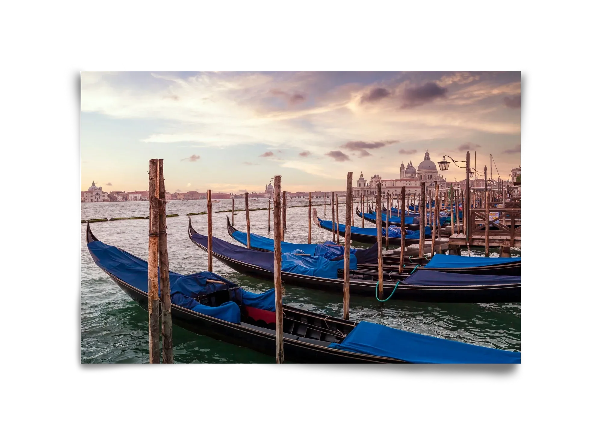 VENICE Gondolas & Santa Maria della Salute - artbridge