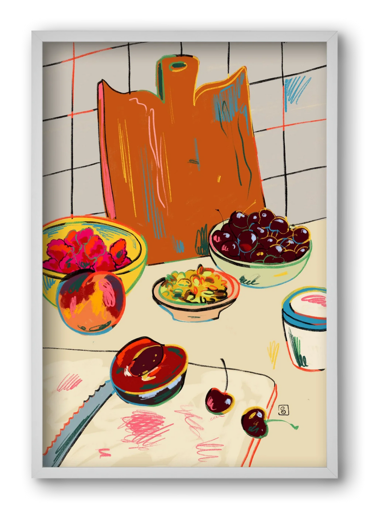 AUTUMN FRUIT STILL LIFE - artbridge