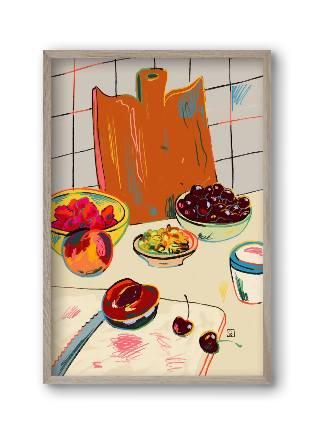 AUTUMN FRUIT STILL LIFE - artbridge