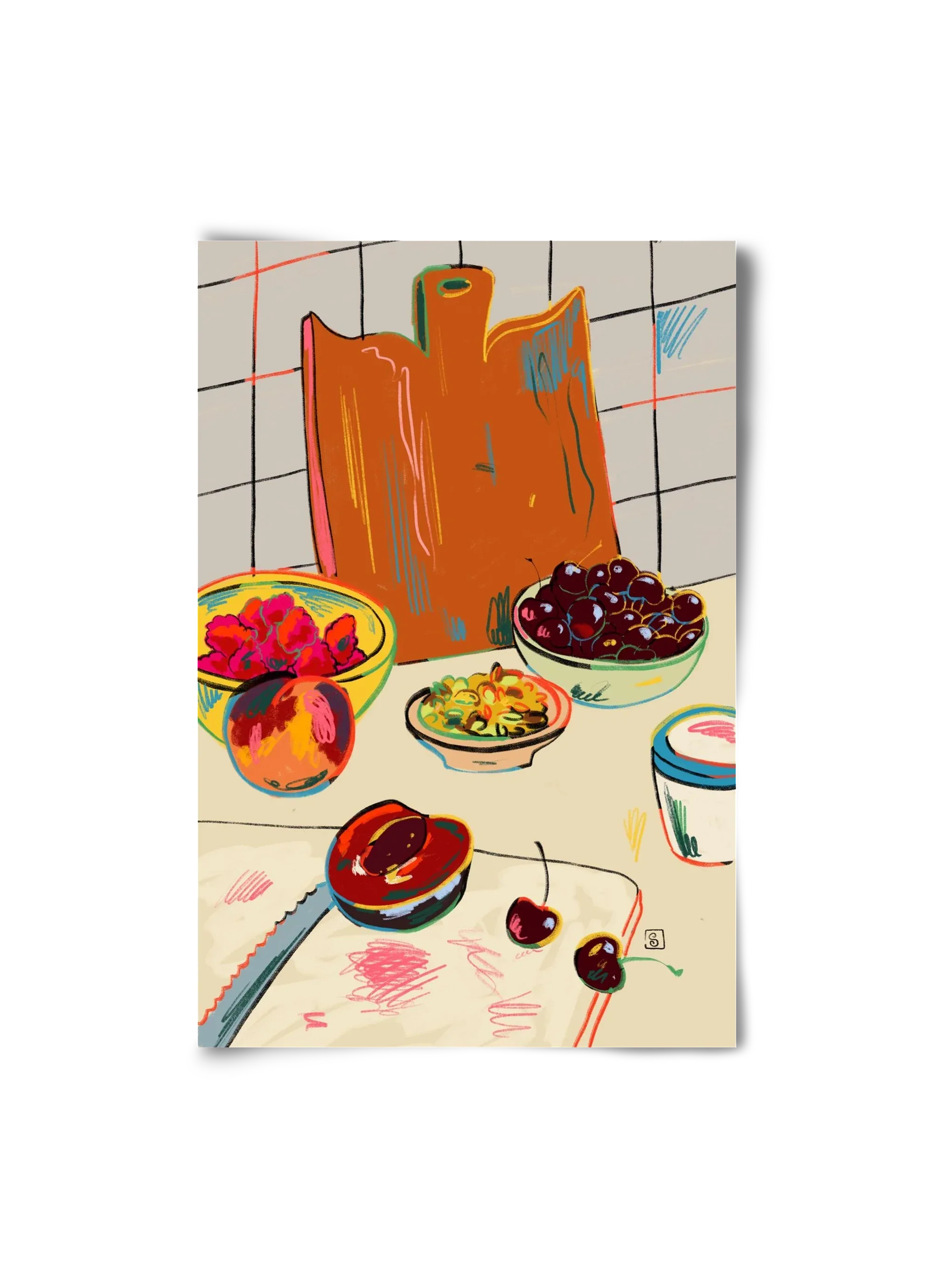AUTUMN FRUIT STILL LIFE - artbridge