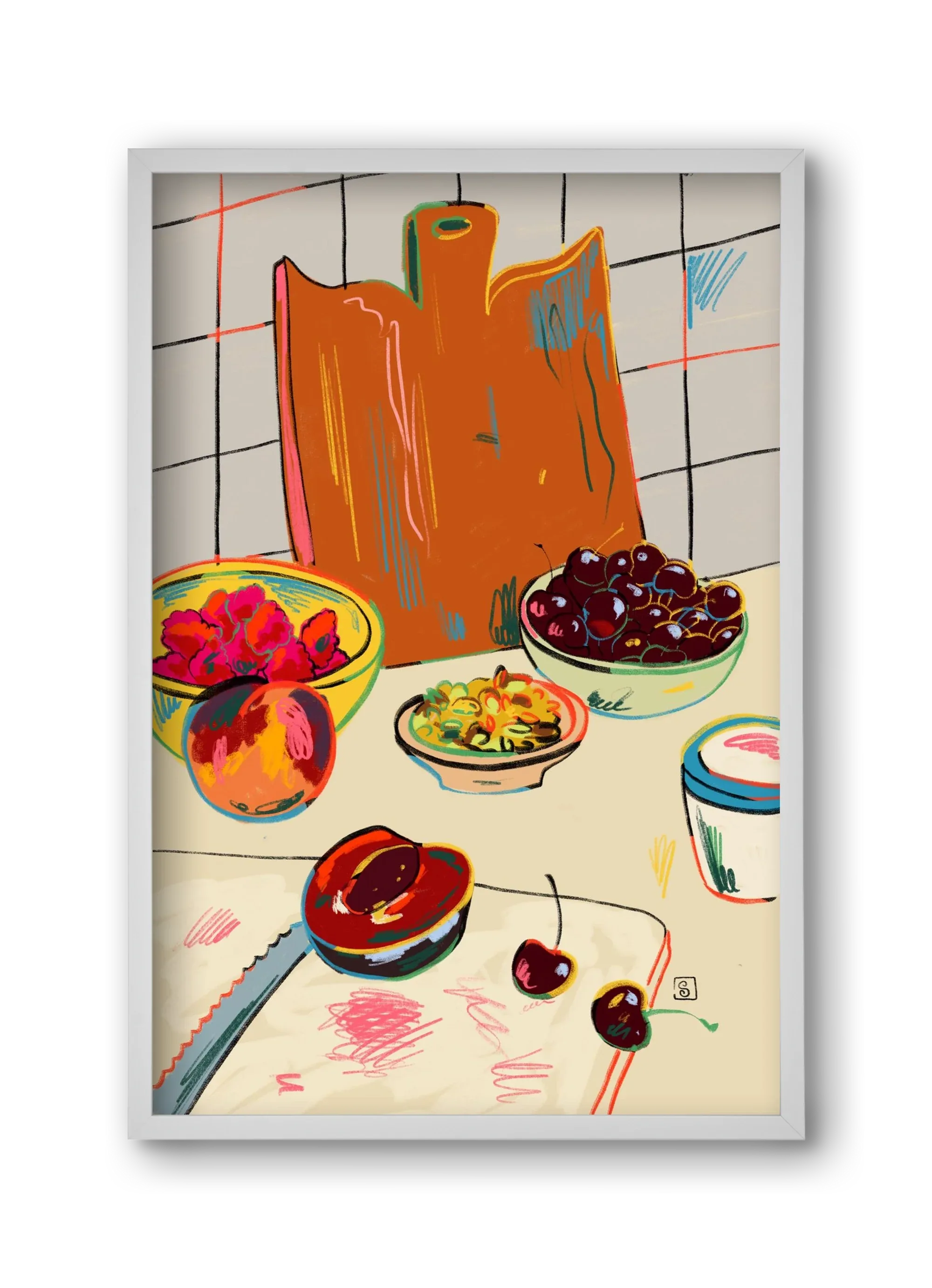 AUTUMN FRUIT STILL LIFE - artbridge