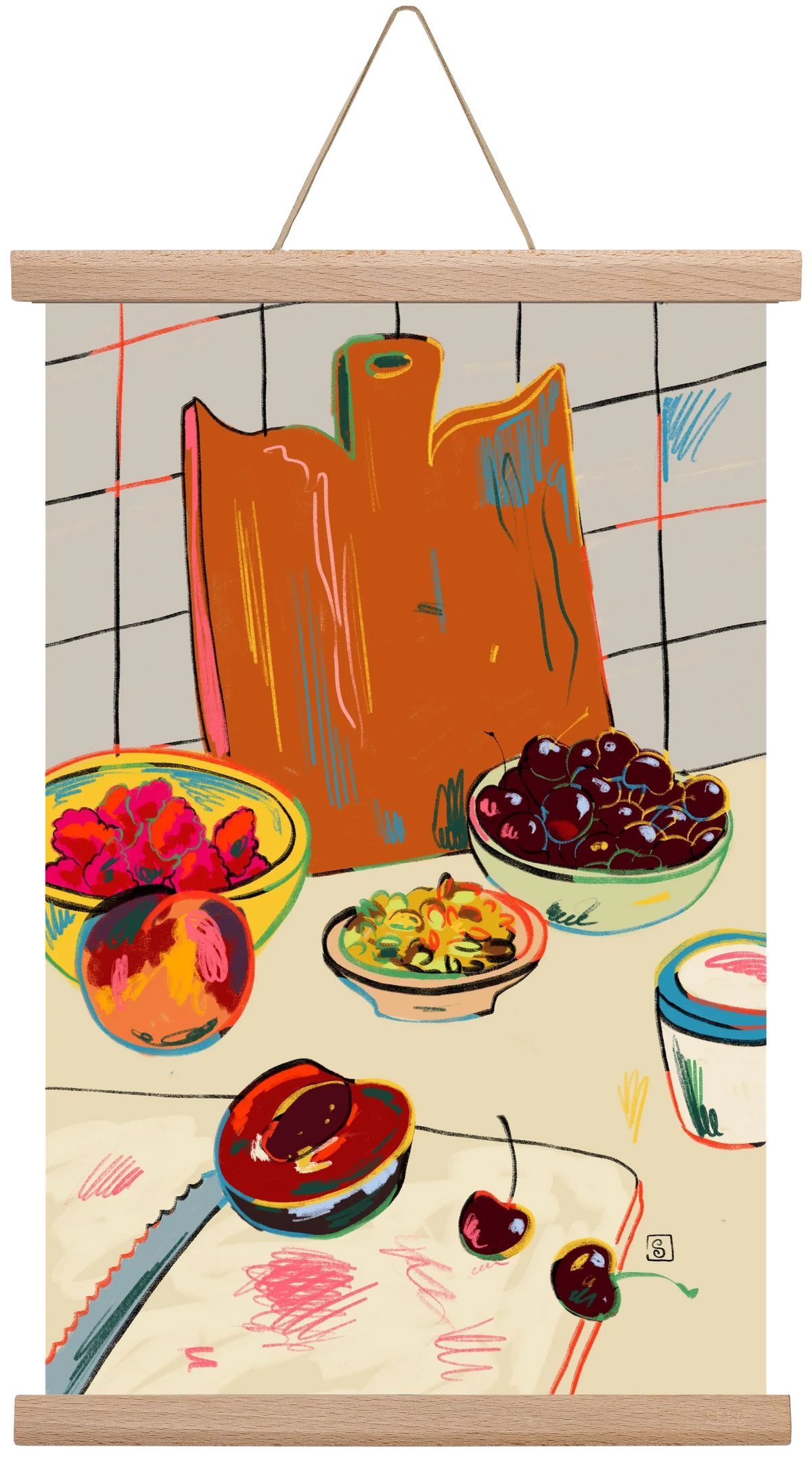 AUTUMN FRUIT STILL LIFE - artbridge