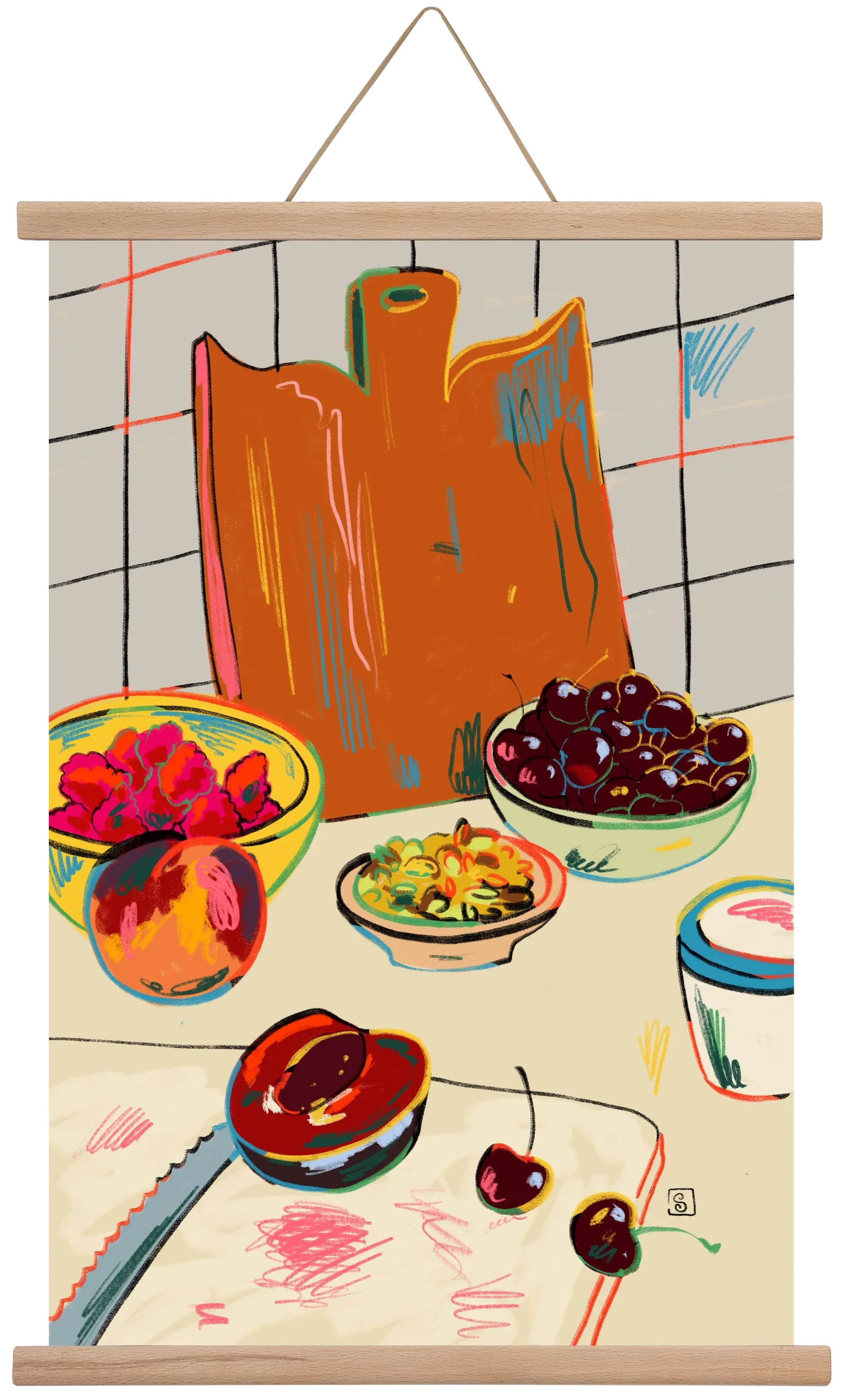 AUTUMN FRUIT STILL LIFE - artbridge
