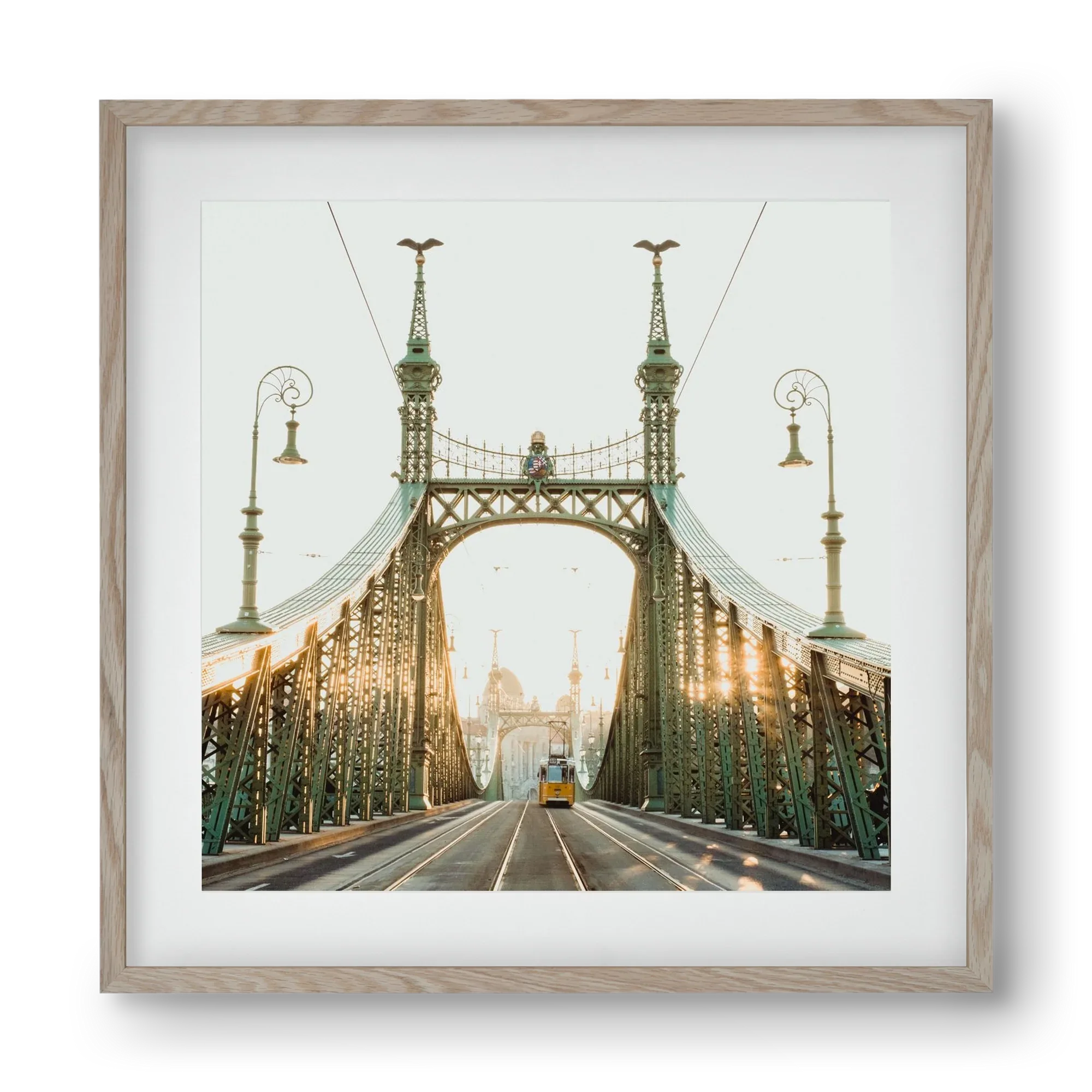 Liberty Bridge Sunset - artbridge