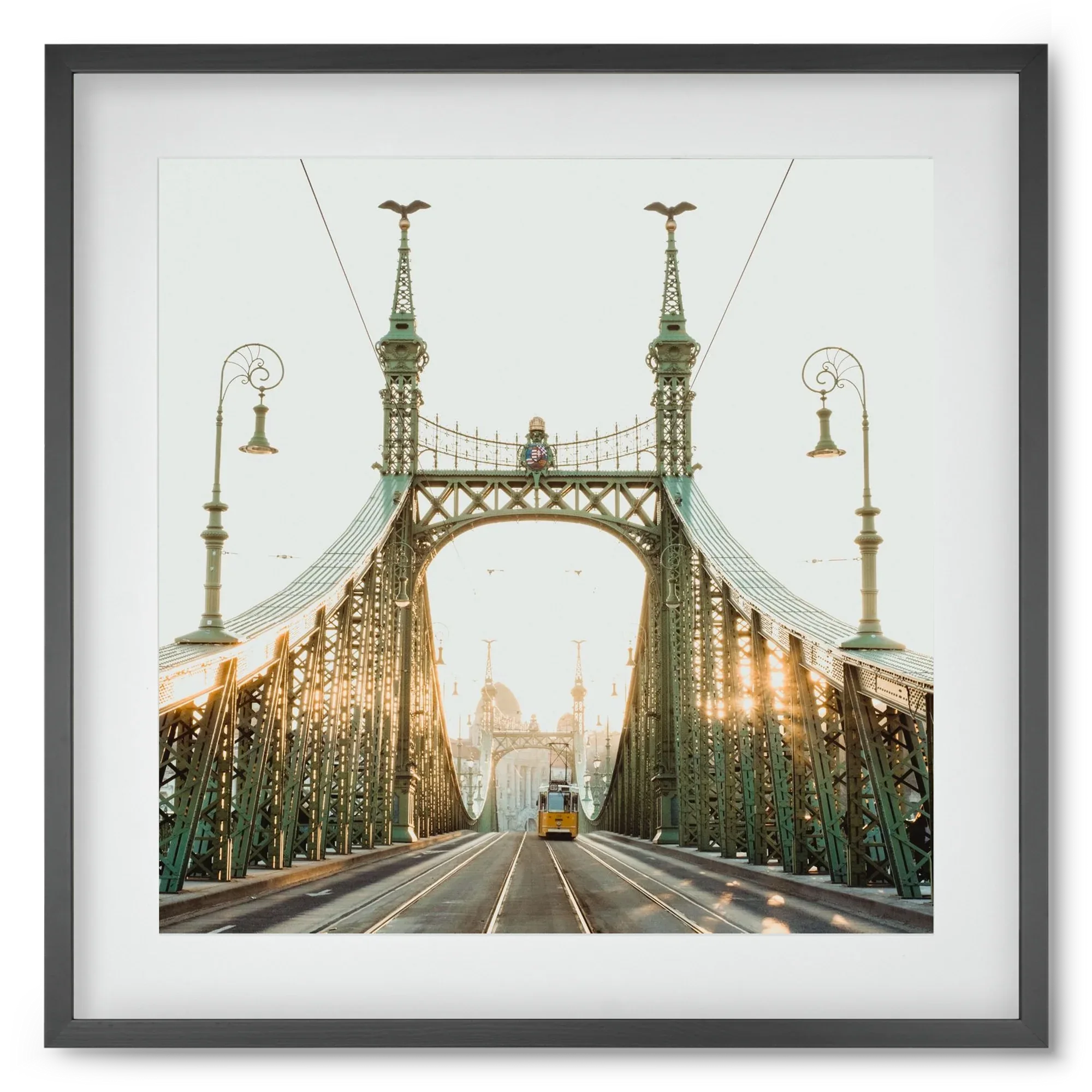 Liberty Bridge Sunset - artbridge
