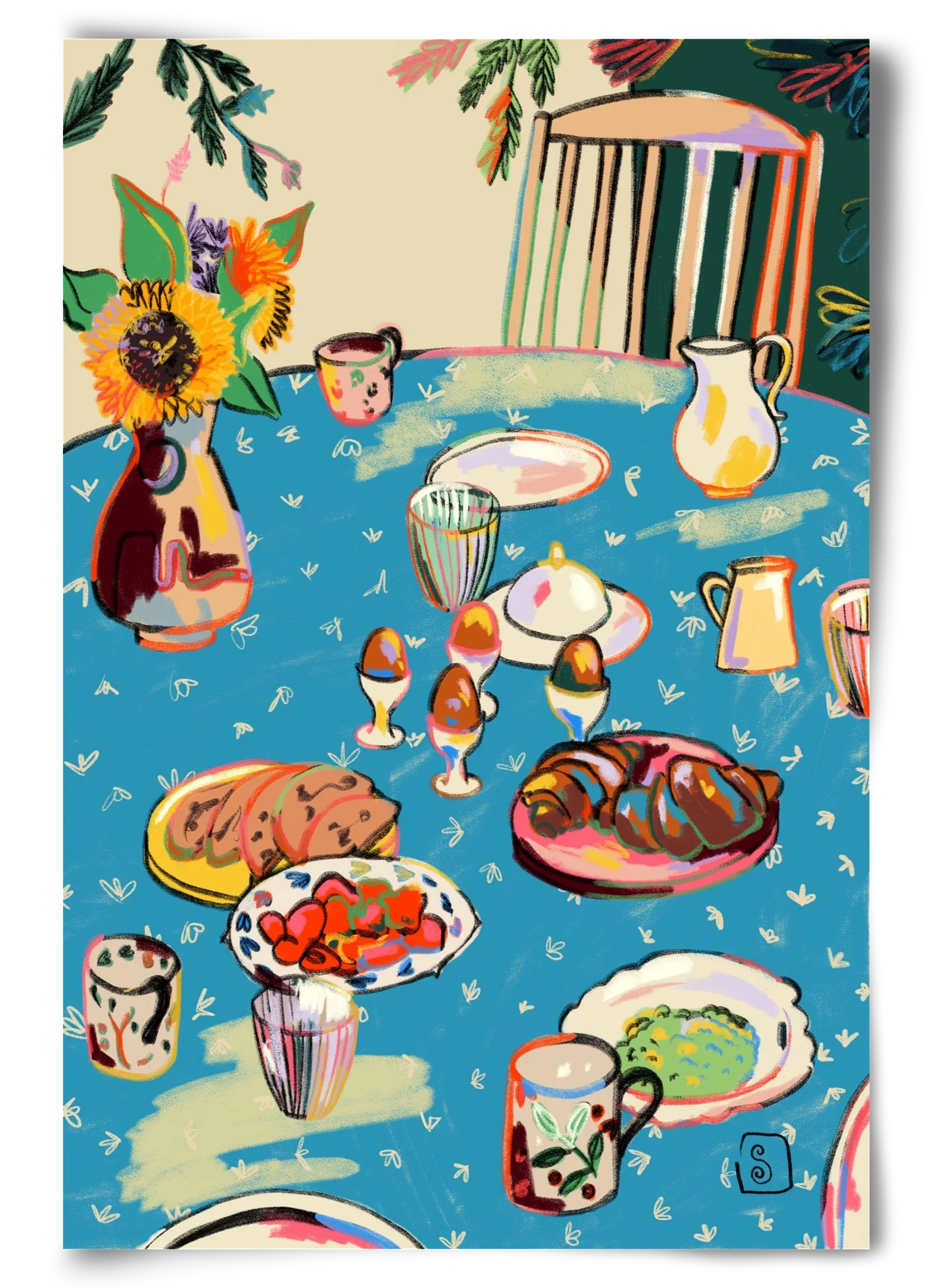 BREAKFAST IN THE GARDEN - artbridge