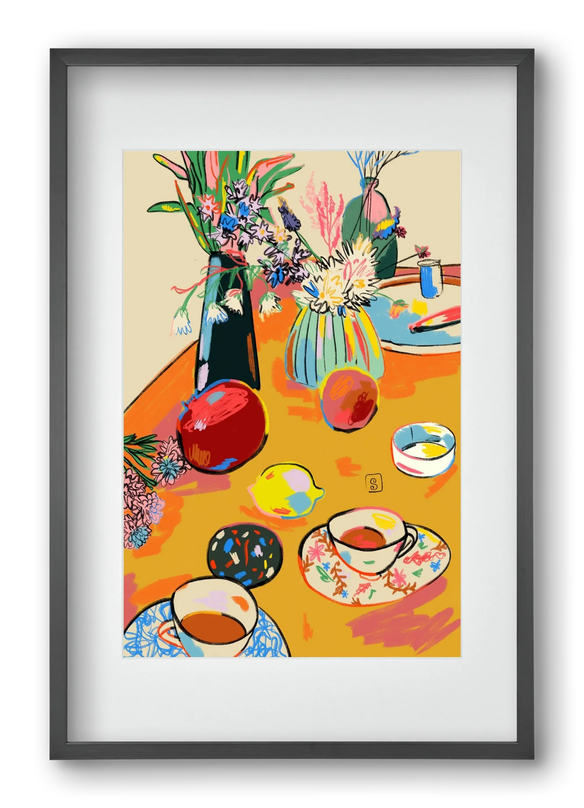 TEA AND FLOWERS AT HOME - artbridge