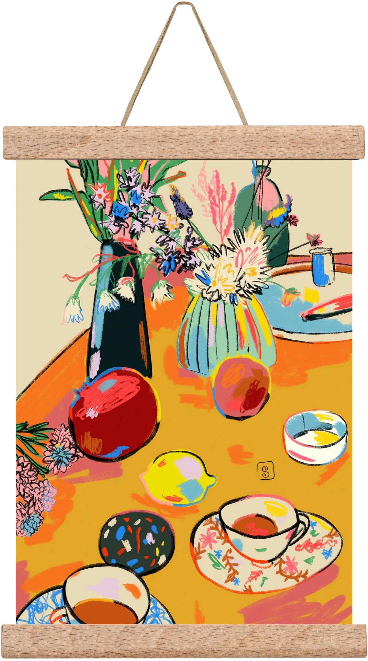 TEA AND FLOWERS AT HOME - artbridge