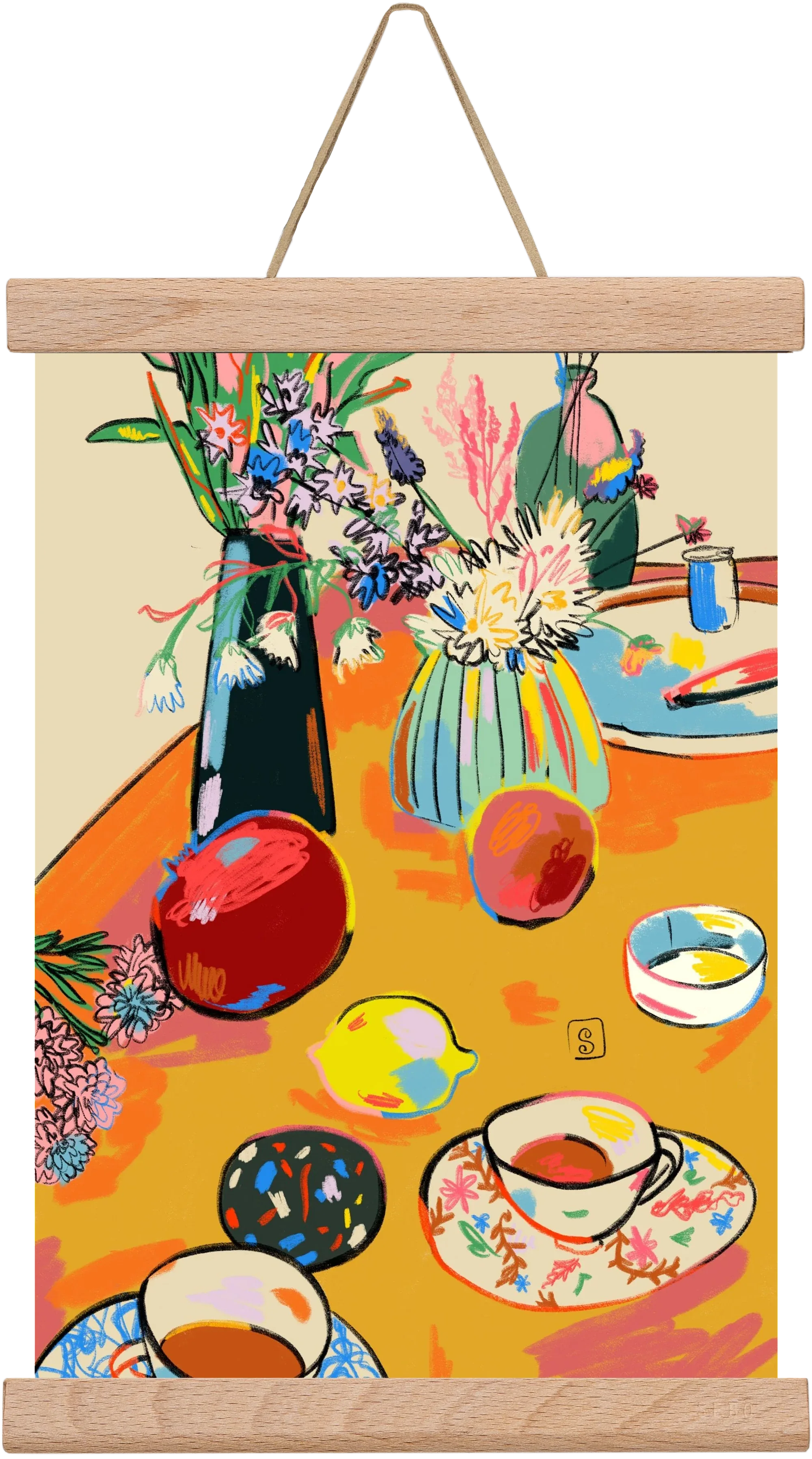 TEA AND FLOWERS AT HOME - artbridge