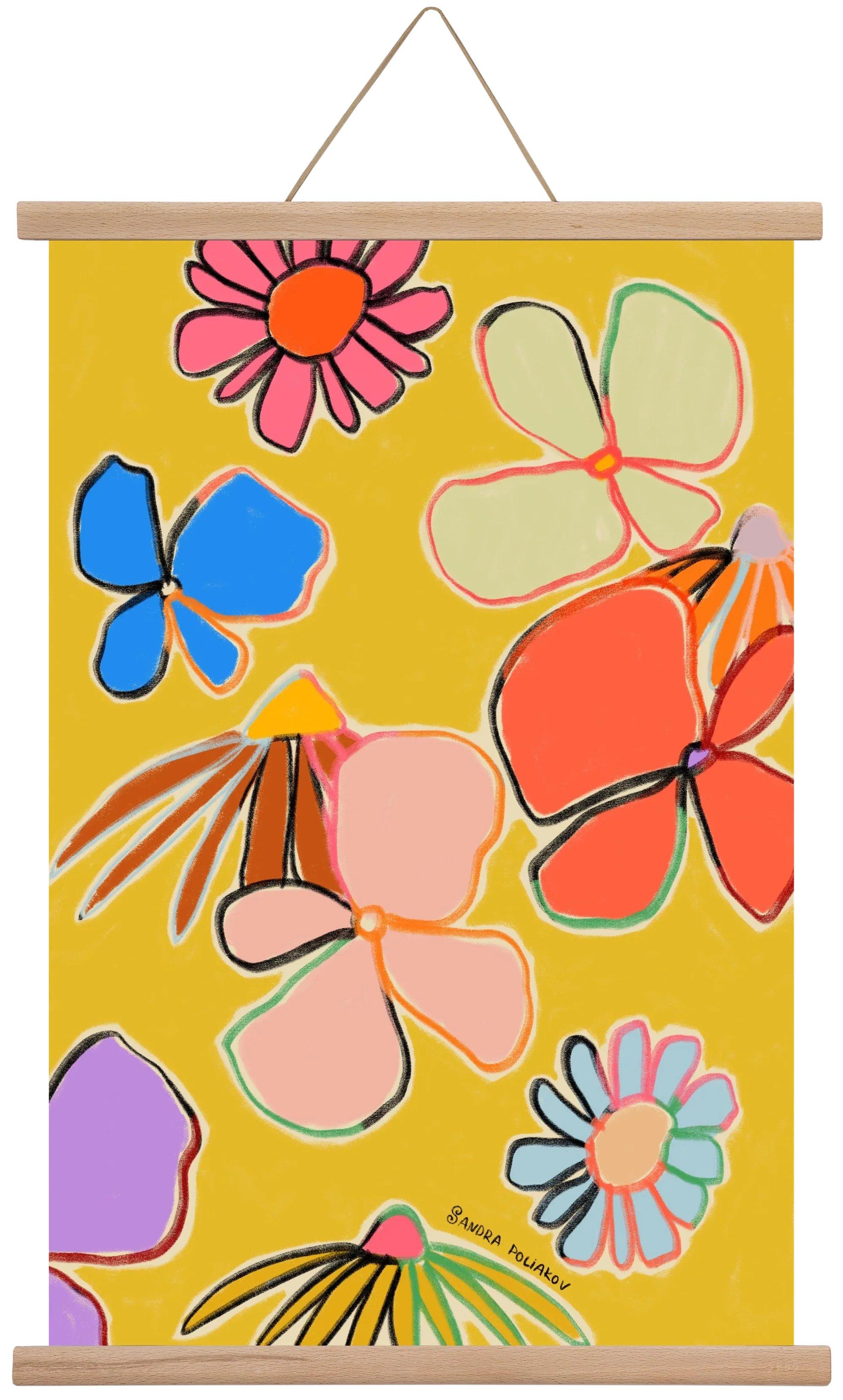 VINTAGE GARDEN YELLOW - artbridge