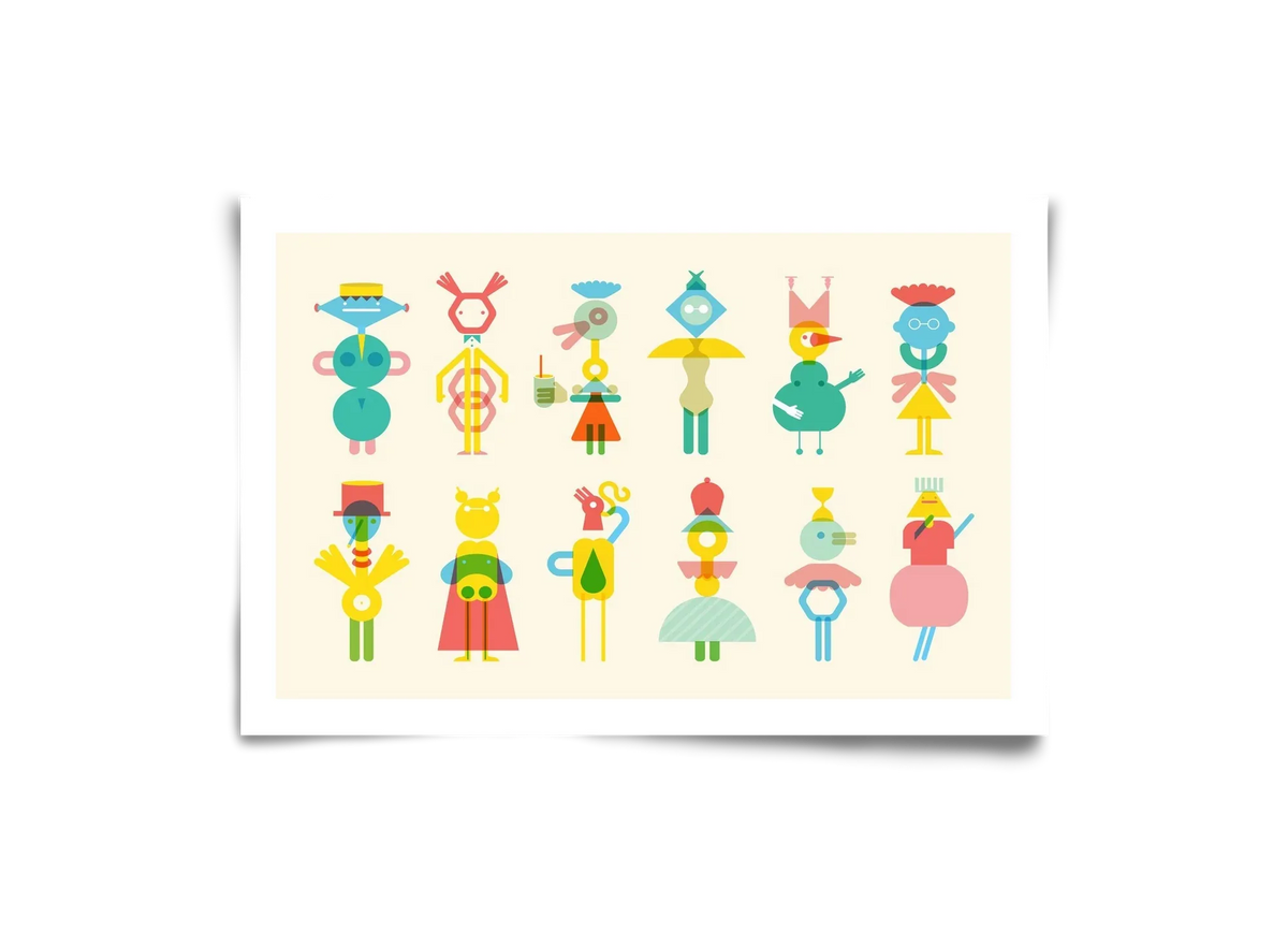 Geometric Friends - artbridge