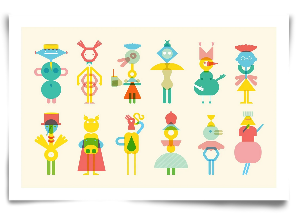 Geometric Friends - artbridge