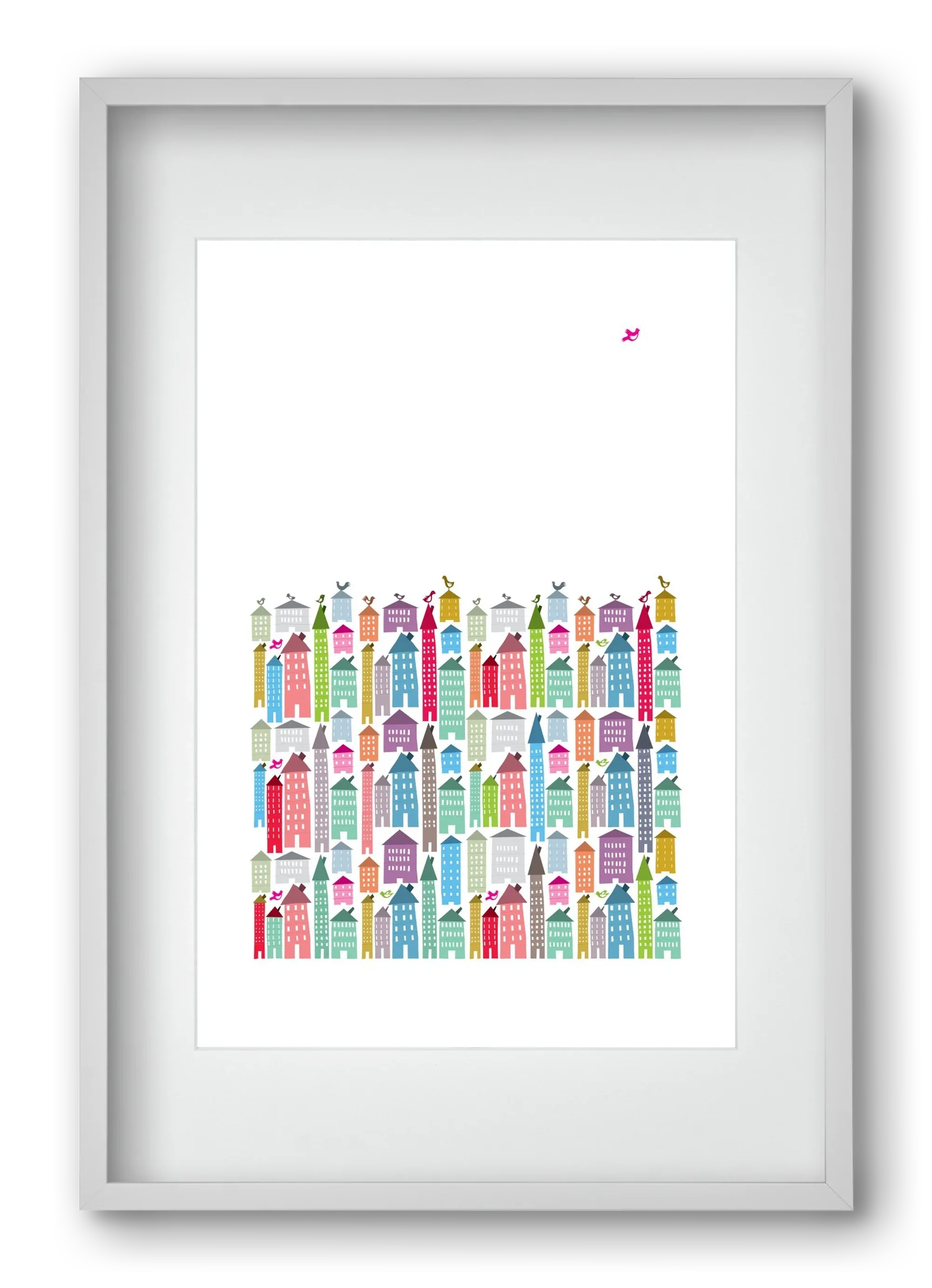Houses and Birds - artbridge