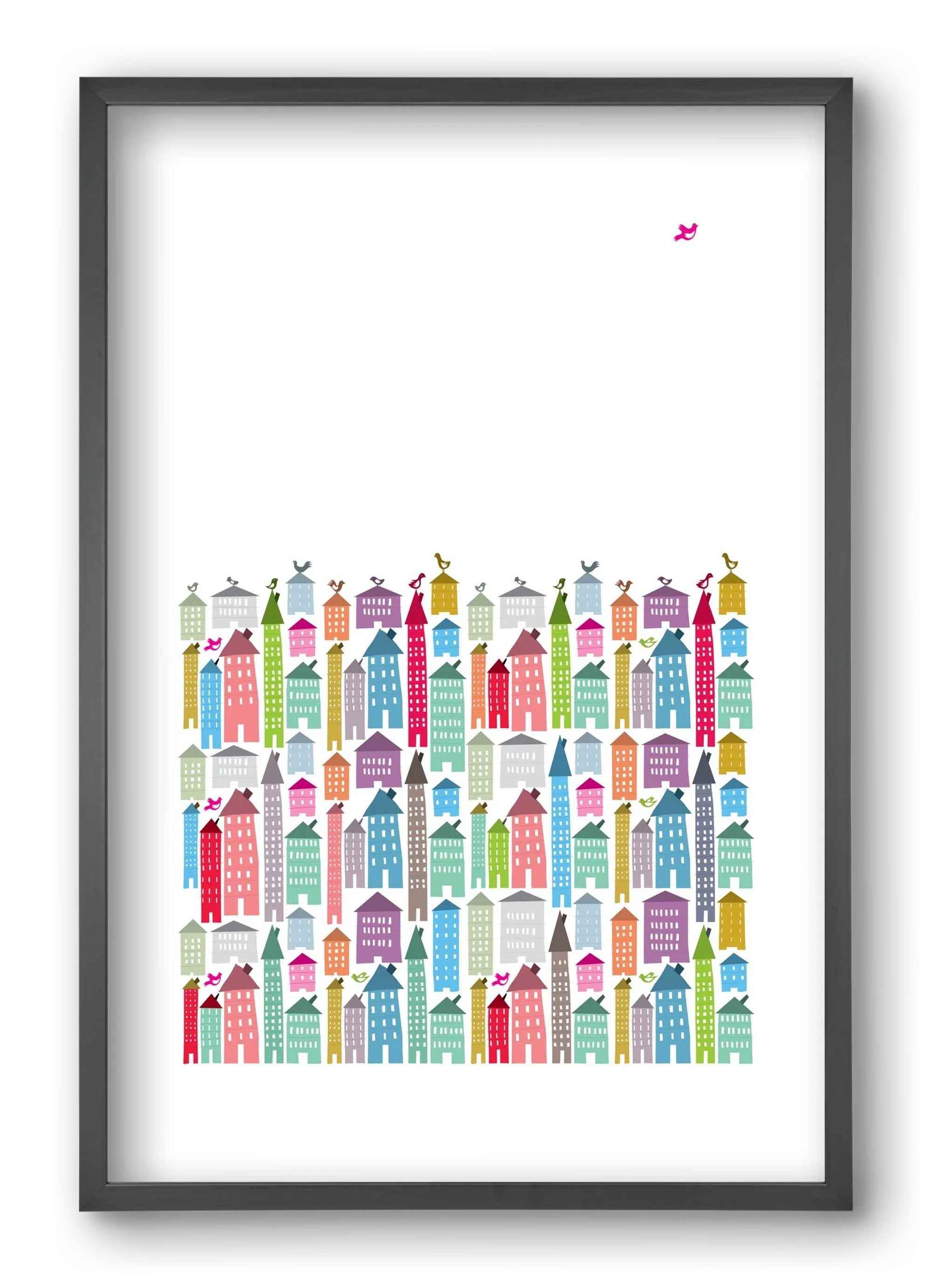 Houses and Birds - artbridge