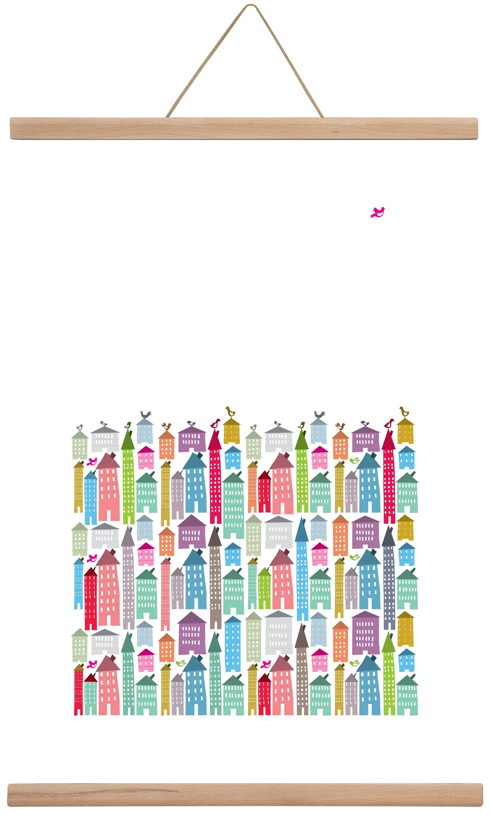 Houses and Birds - artbridge
