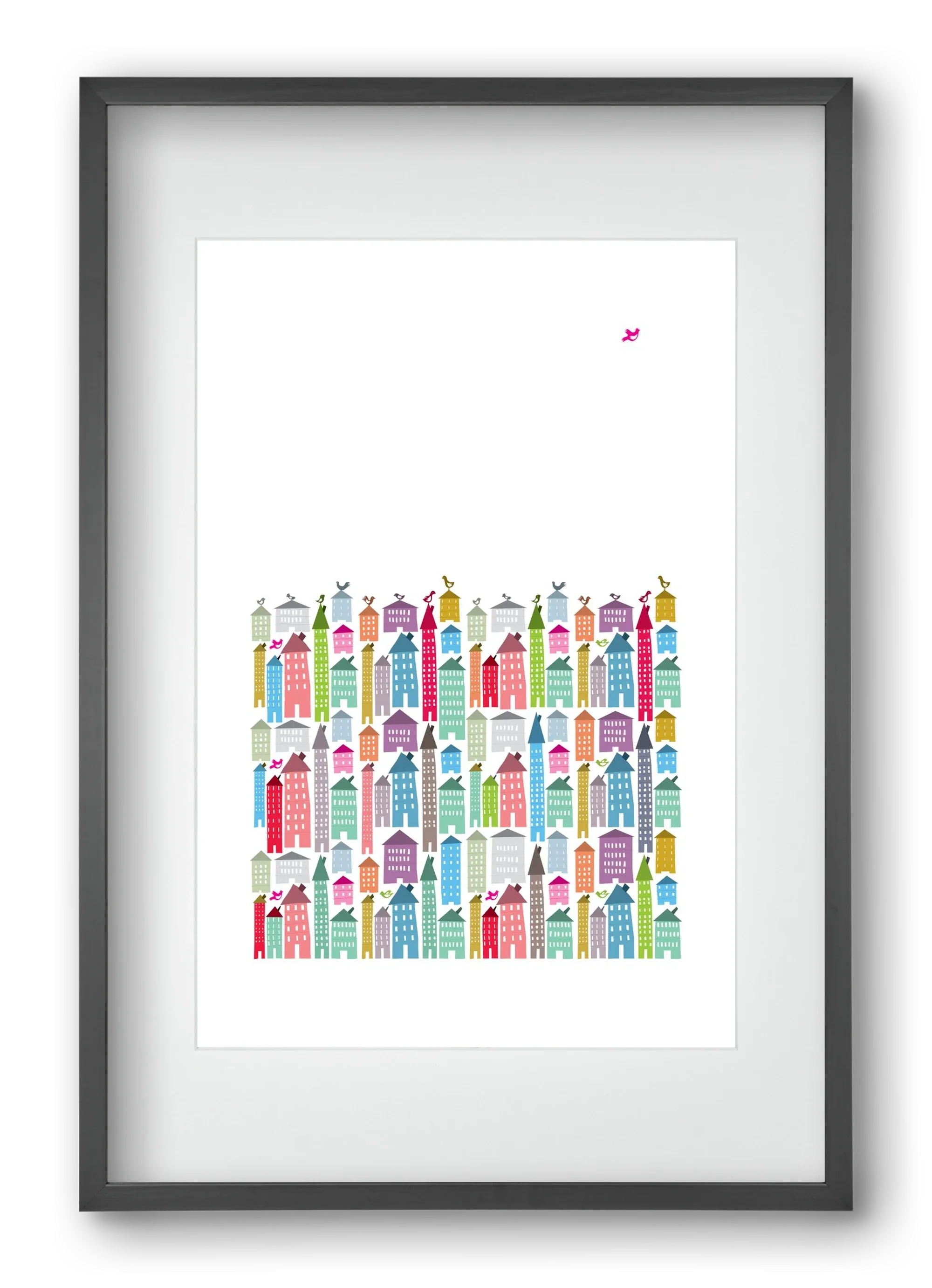 Houses and Birds - artbridge