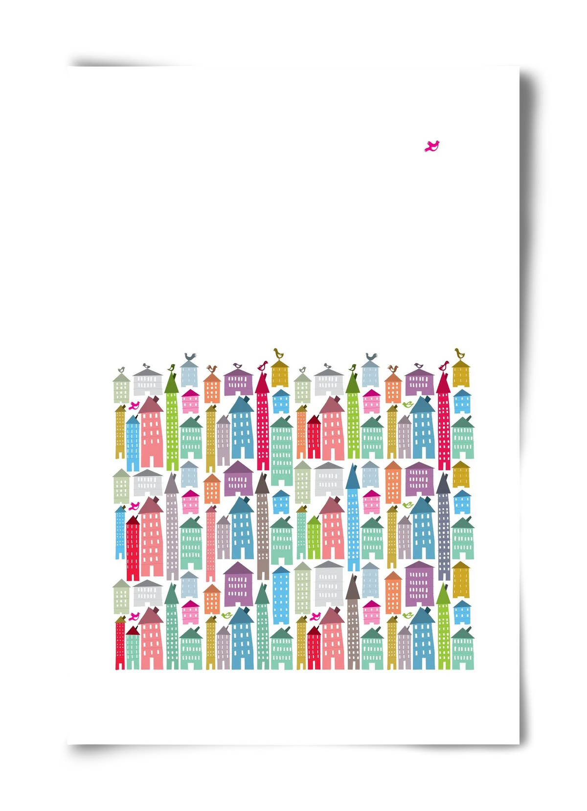 Houses and Birds - artbridge