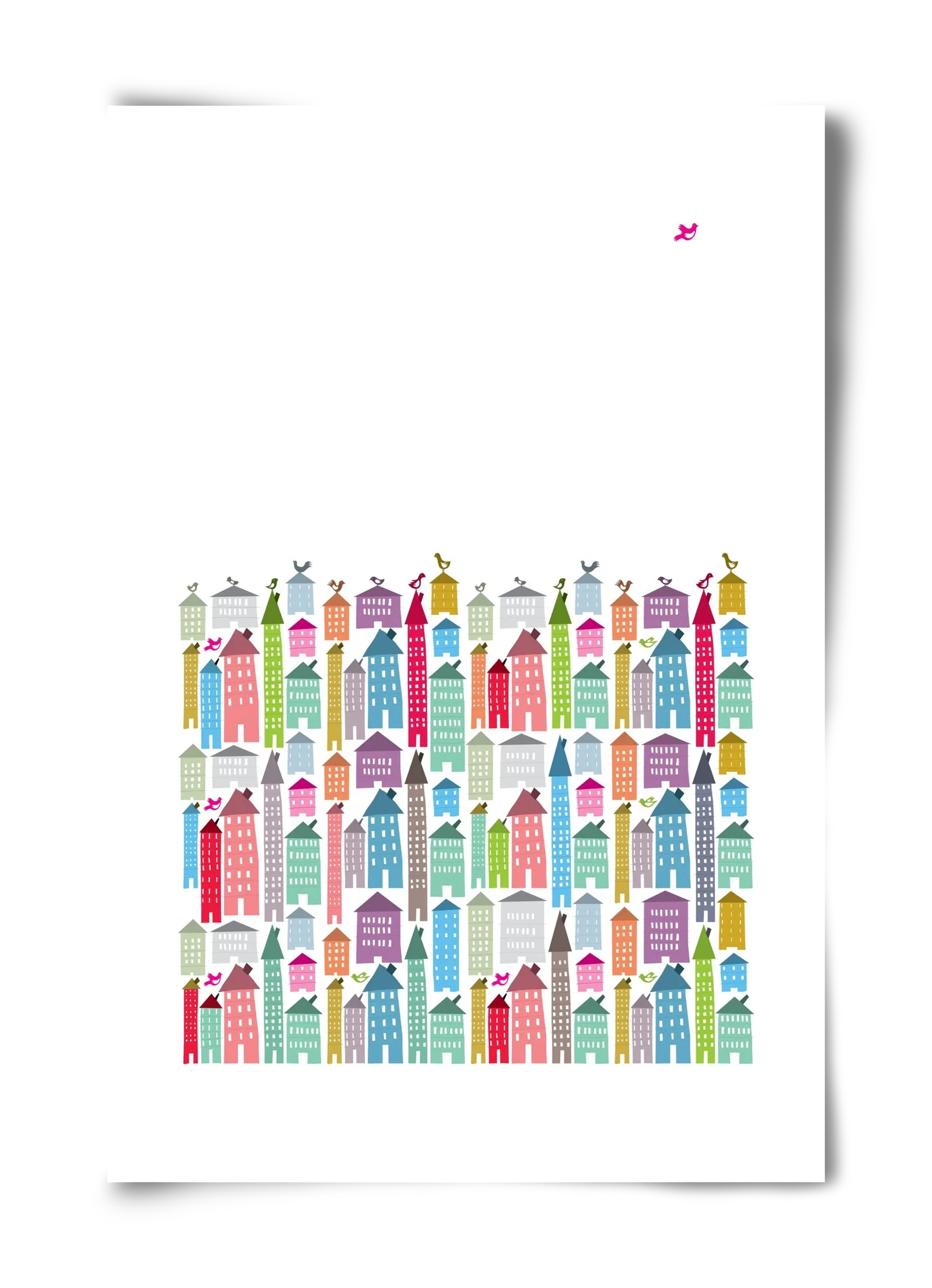 Houses and Birds - artbridge