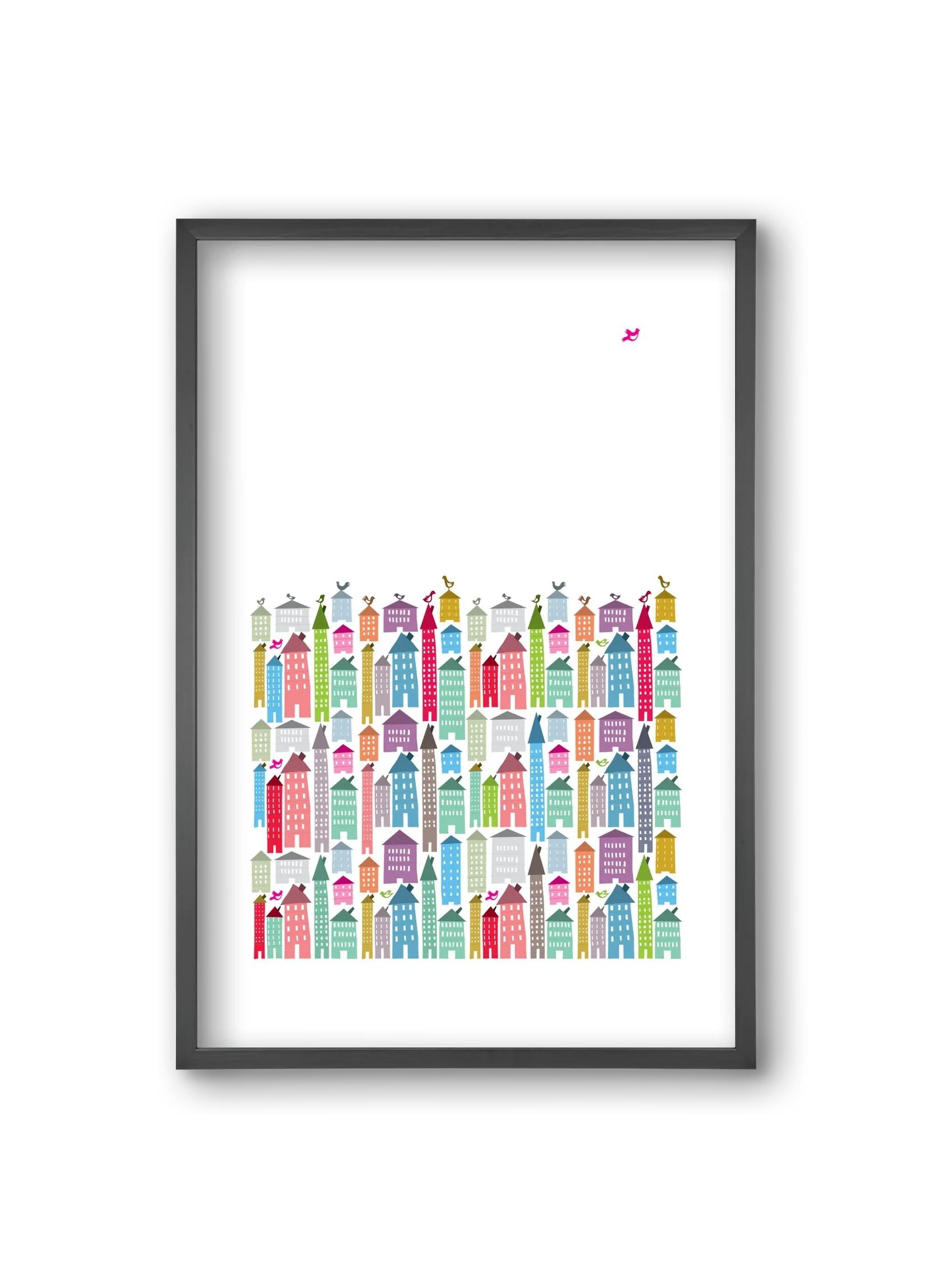 Houses and Birds - artbridge