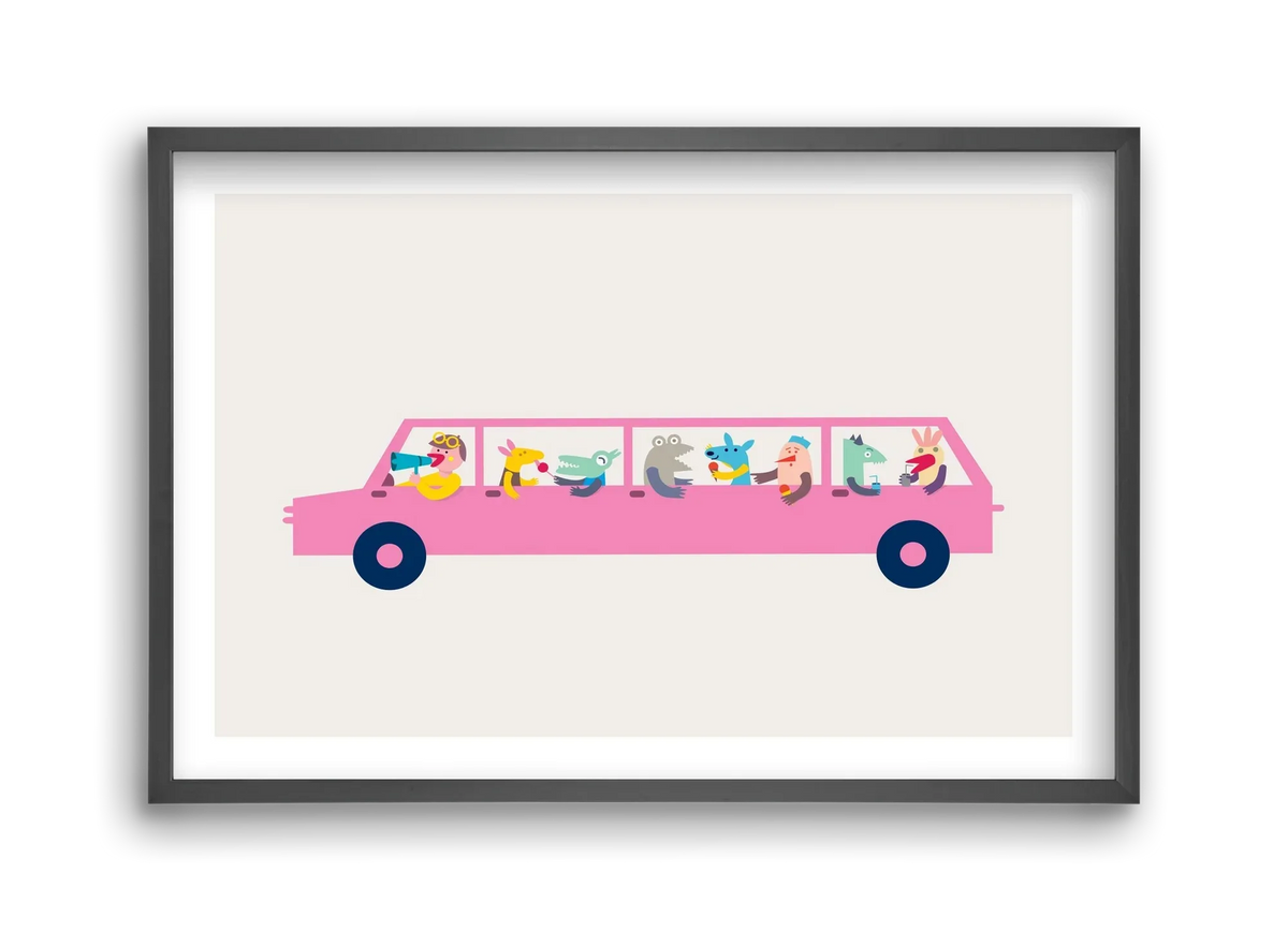 Pink Car - artbridge