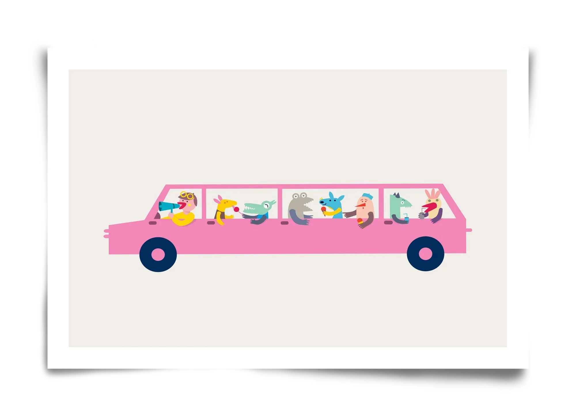 Pink Car - artbridge