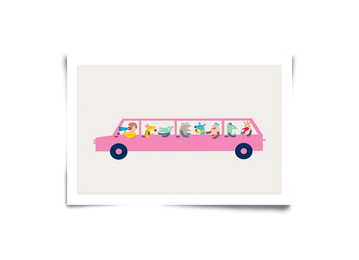 Pink Car - artbridge