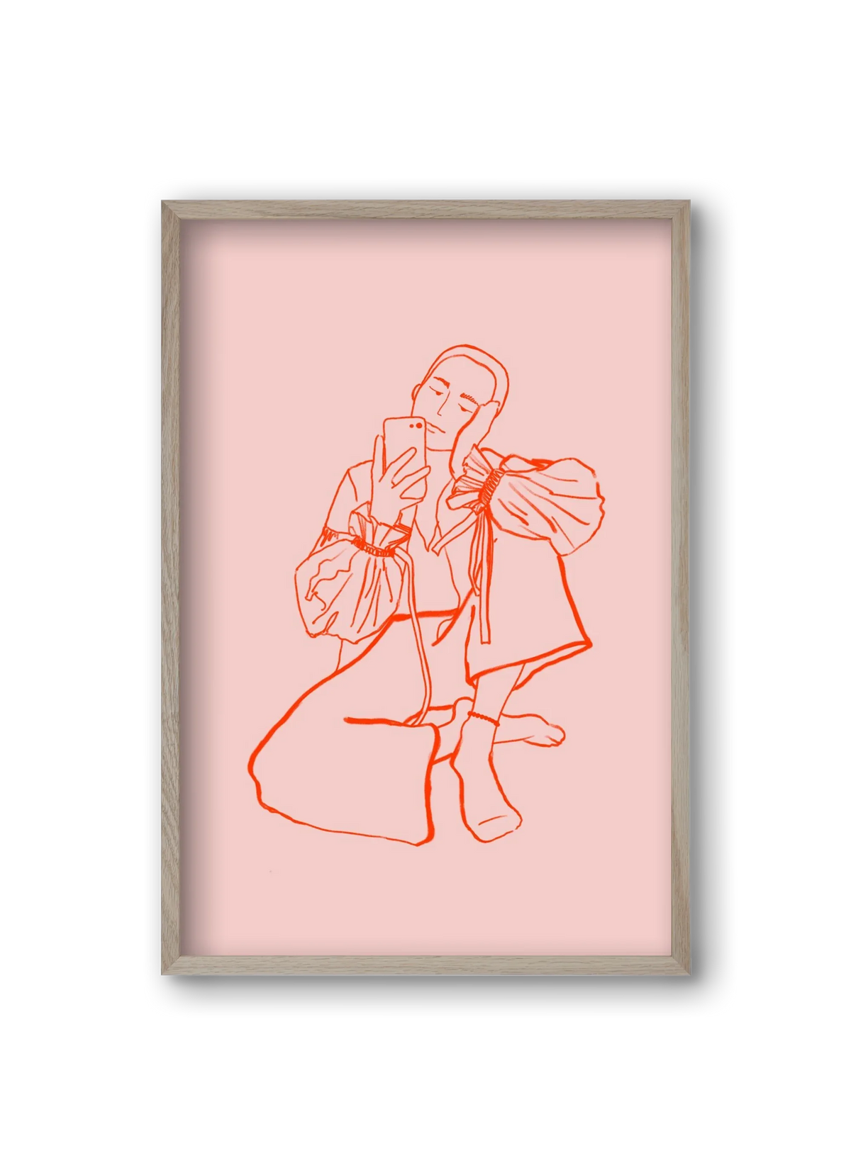 MIRROR SELFIE PINK - artbridge