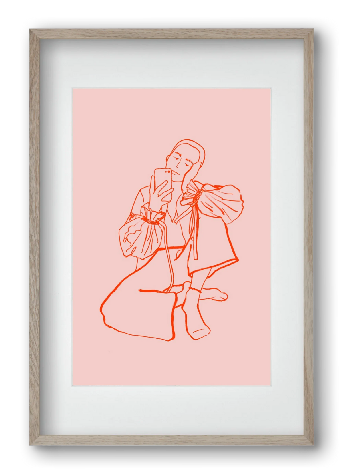MIRROR SELFIE PINK - artbridge