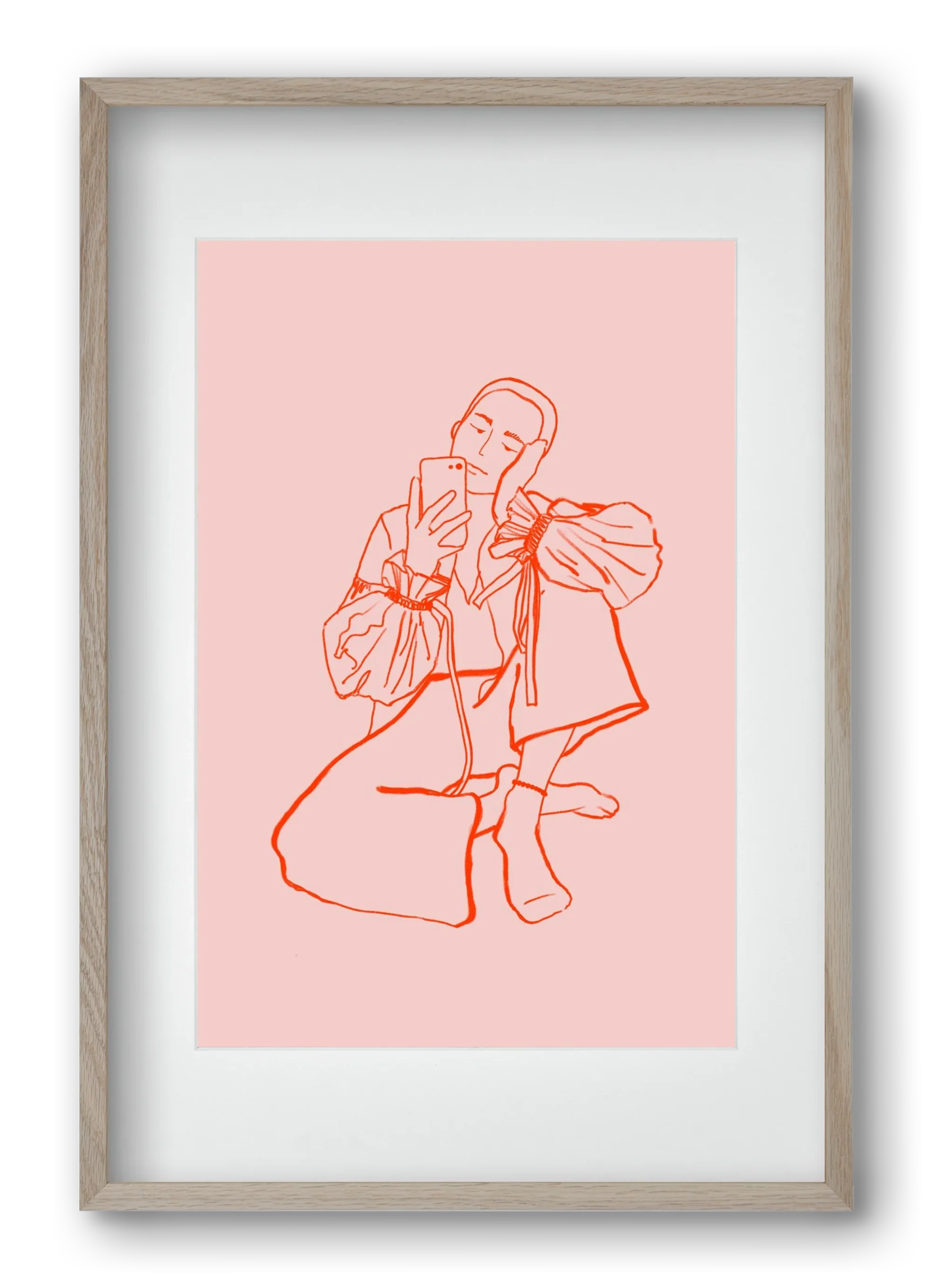 MIRROR SELFIE PINK - artbridge