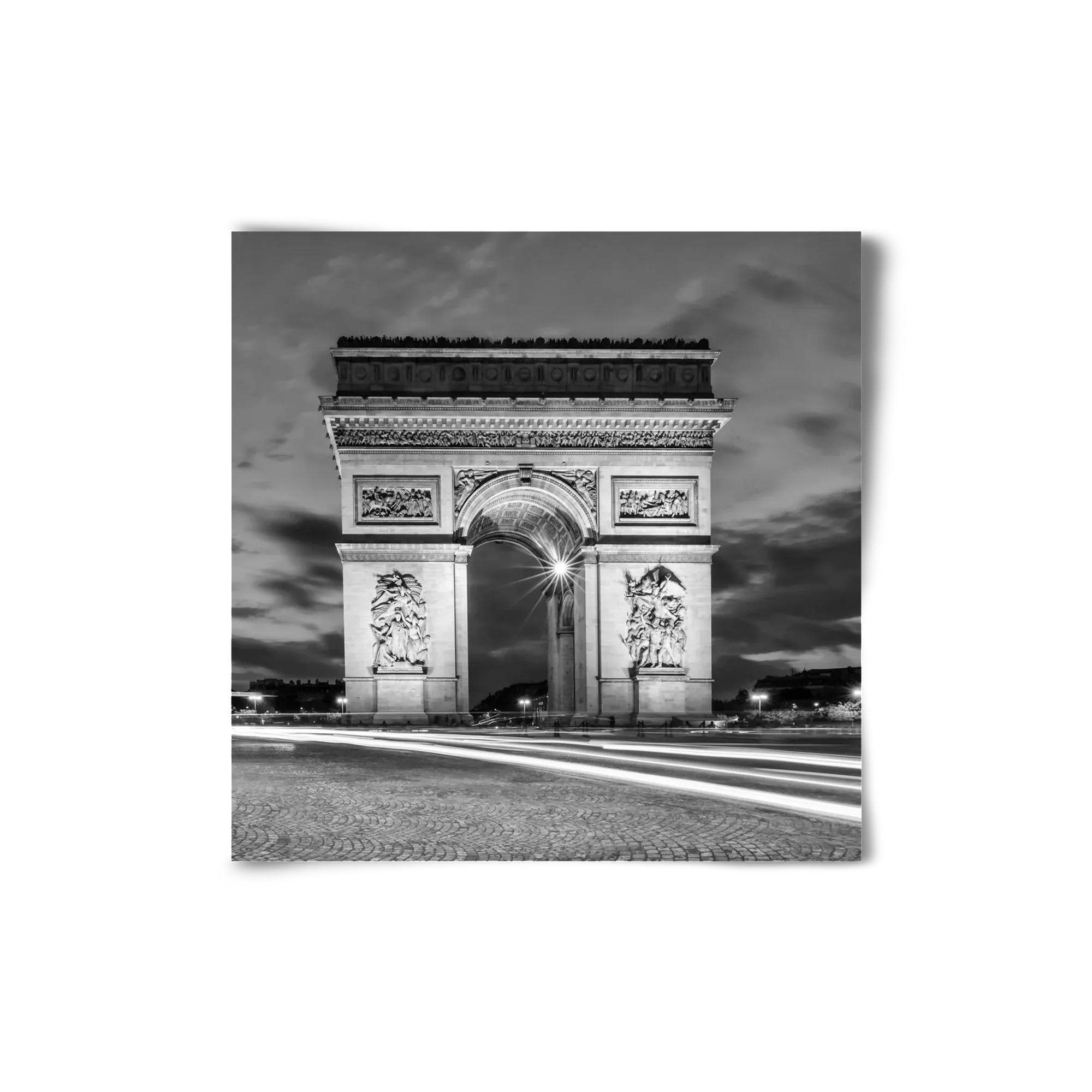 PARIS Arc de Triomphe | monochrome - artbridge