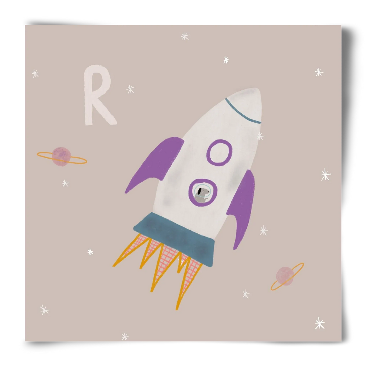 R, mint Rakéta - artbridge