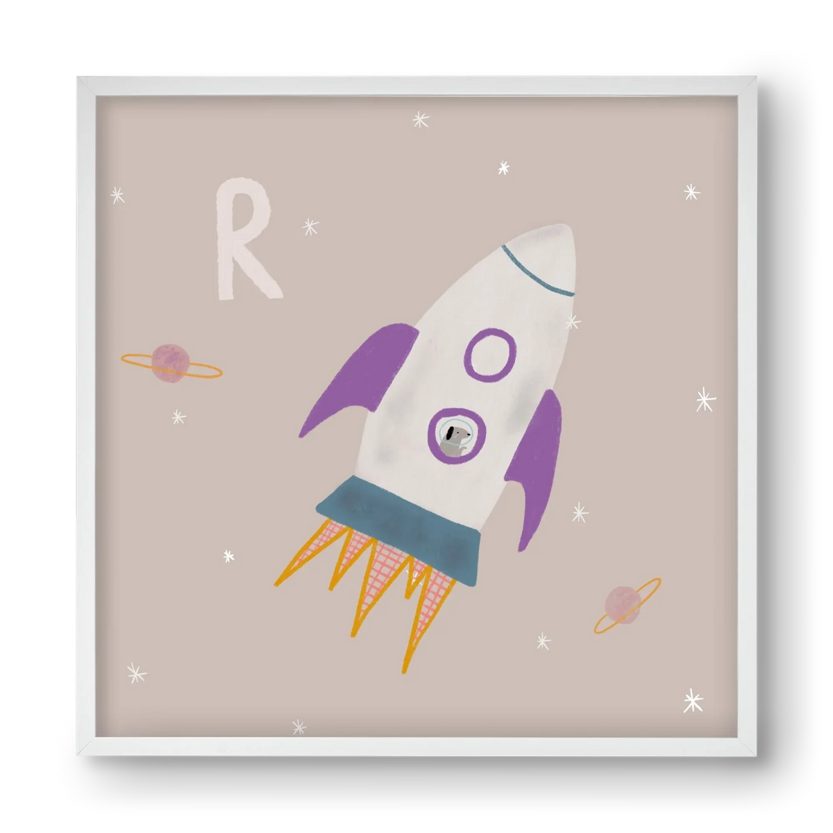 R, mint Rakéta - artbridge