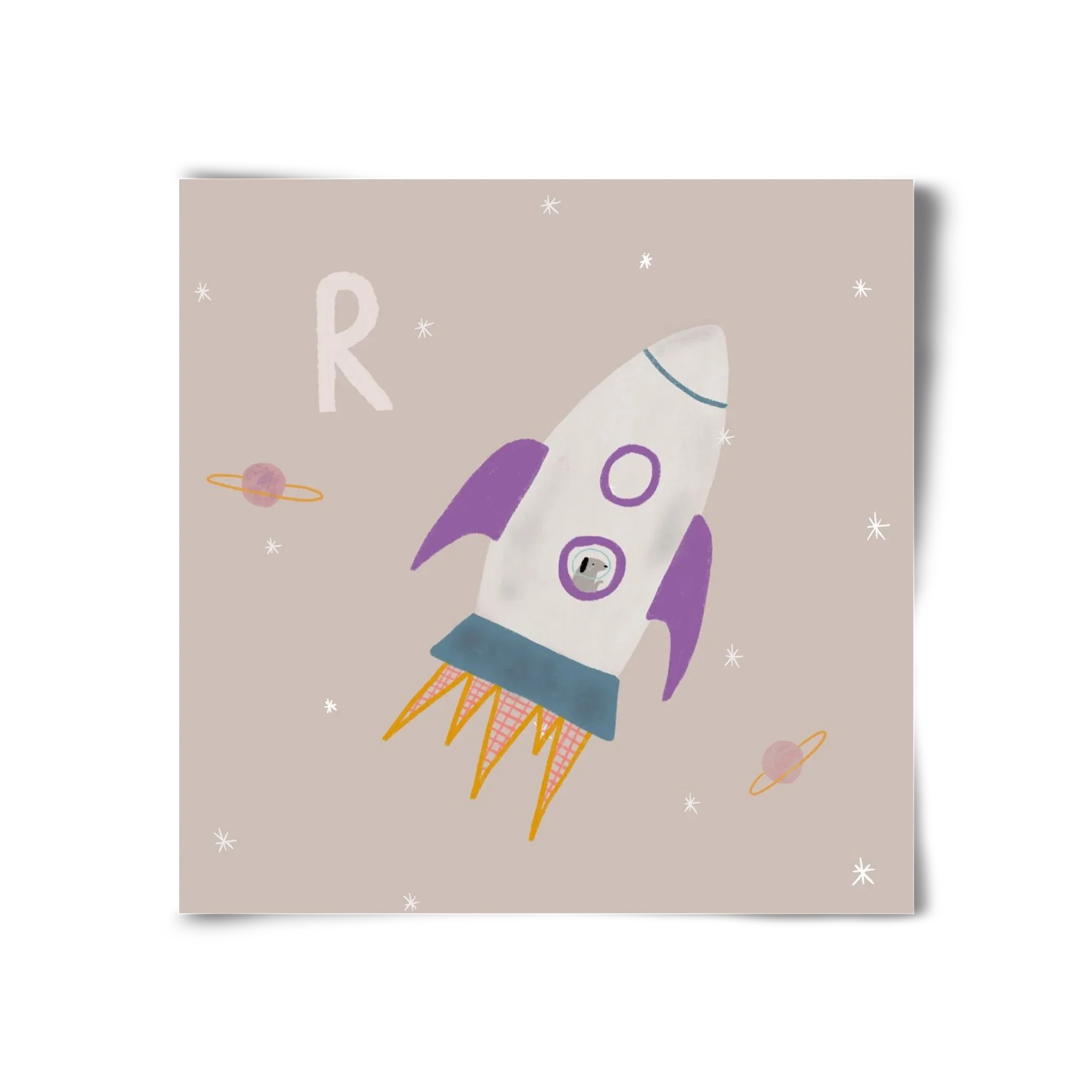 R, mint Rakéta - artbridge