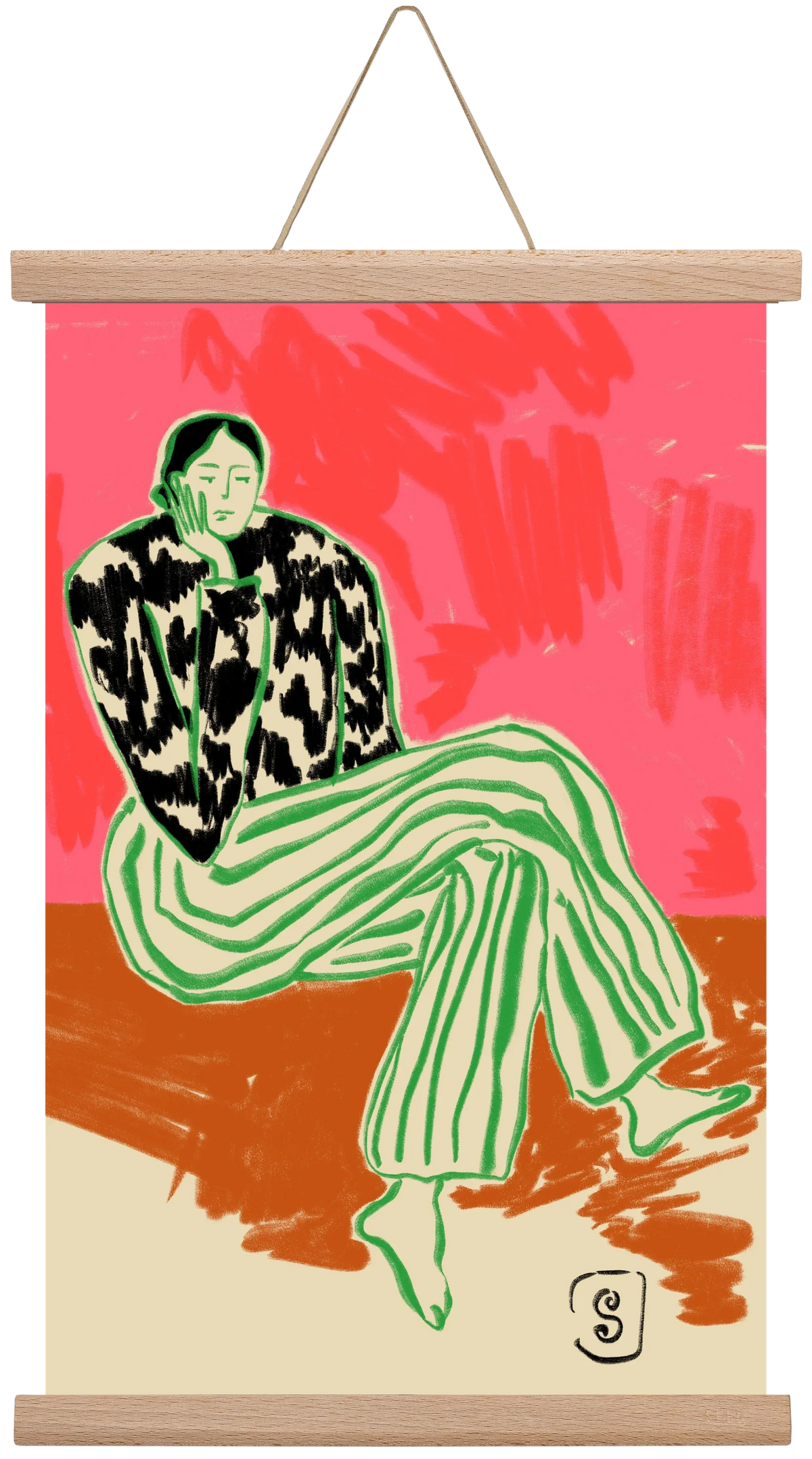 CALM WOMAN PORTRAIT - artbridge