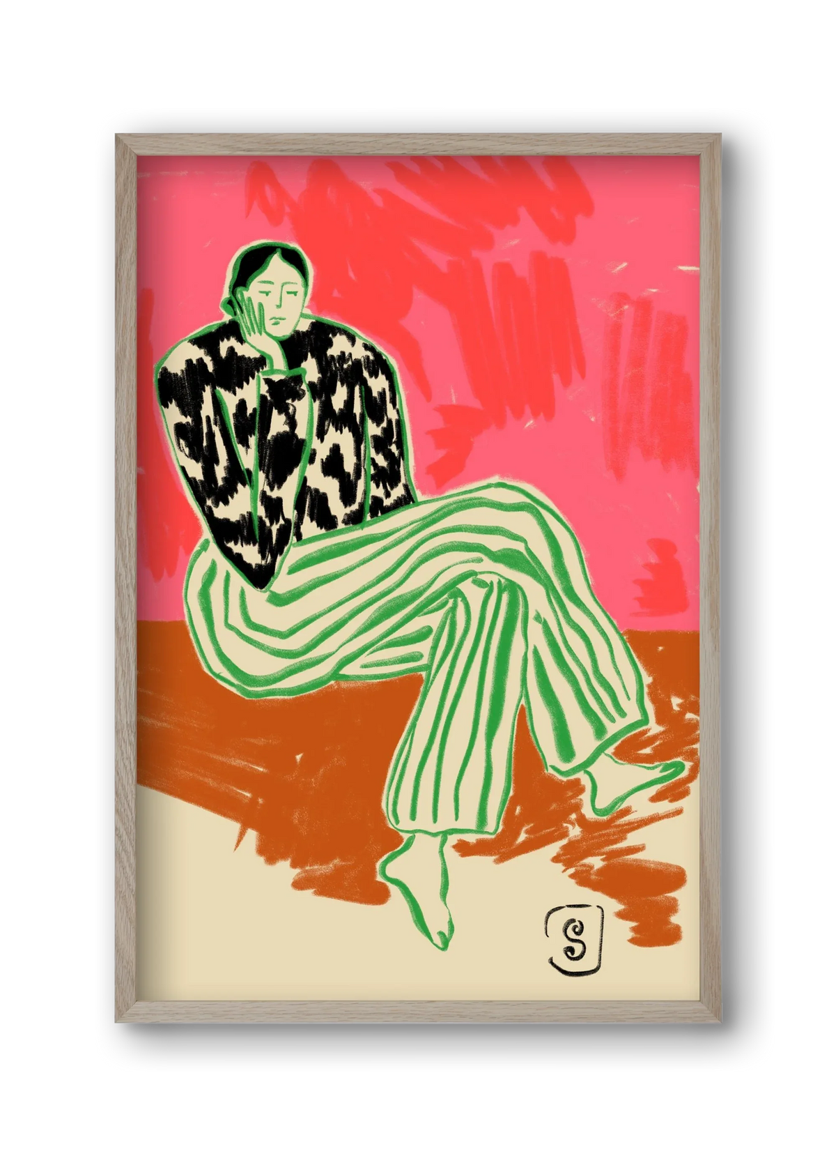 CALM WOMAN PORTRAIT - artbridge