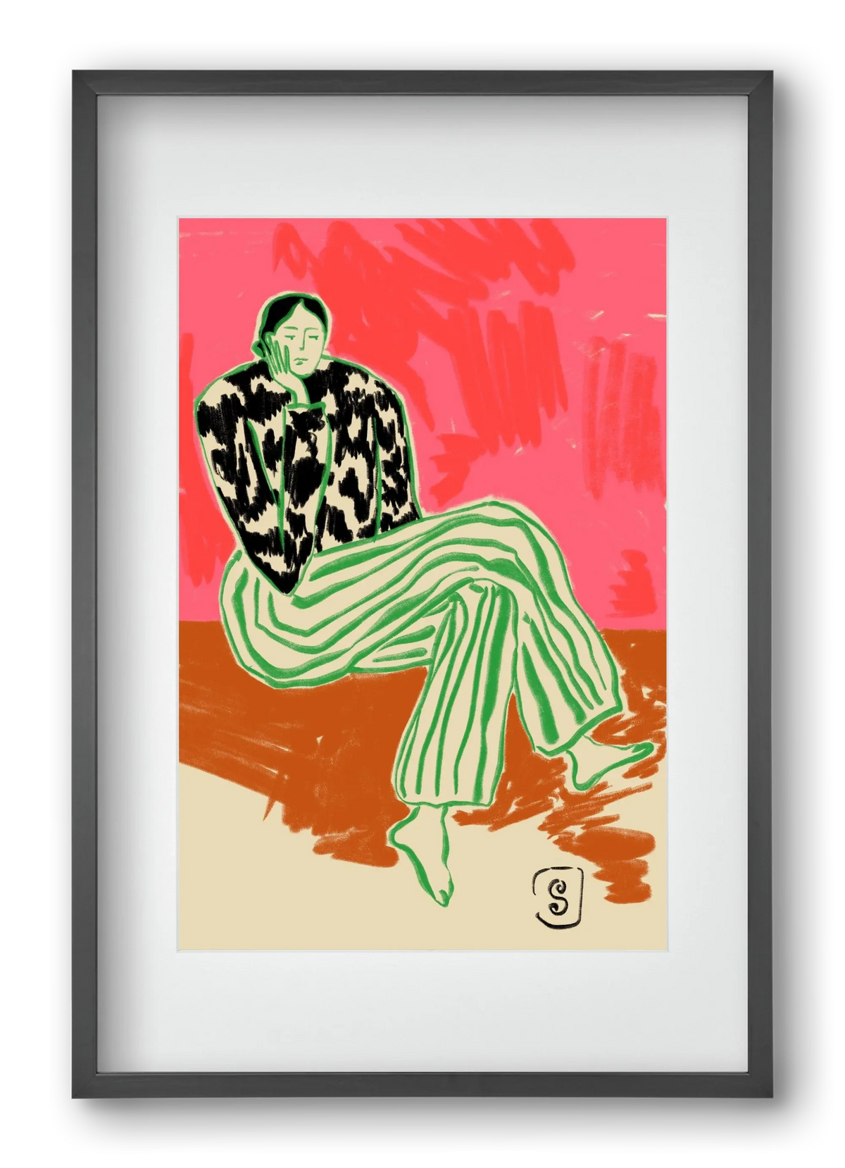 CALM WOMAN PORTRAIT - artbridge