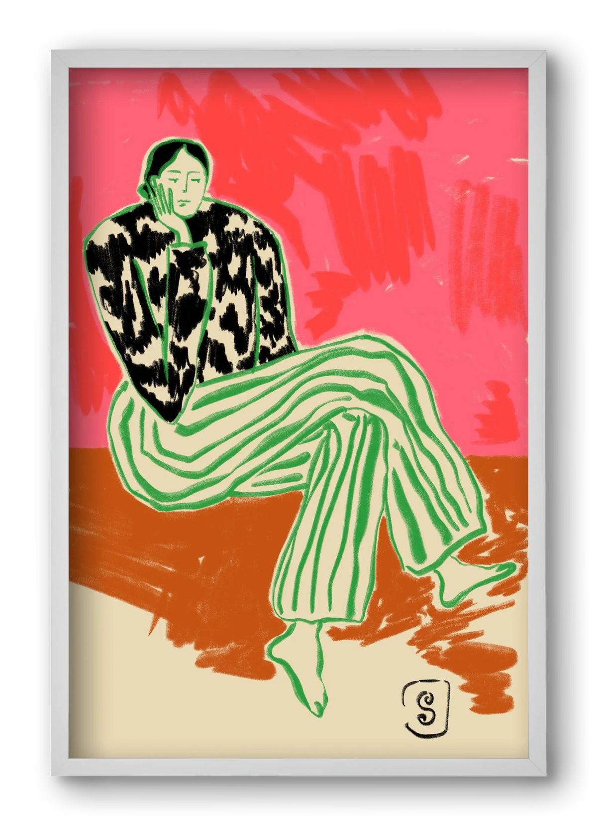 CALM WOMAN PORTRAIT - artbridge